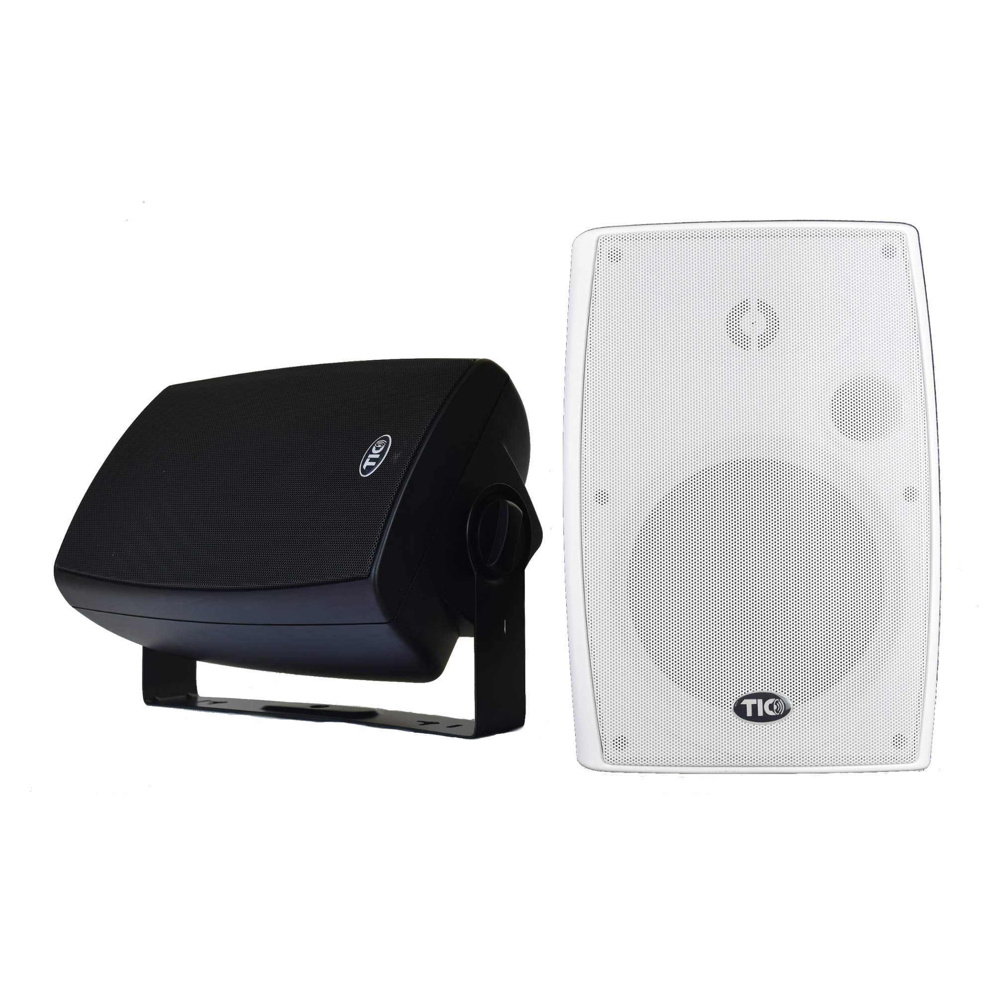 Tic Asp120 6.5' Outdoor Weather Resistant Patio Speakers With 70V Switch (Pair)