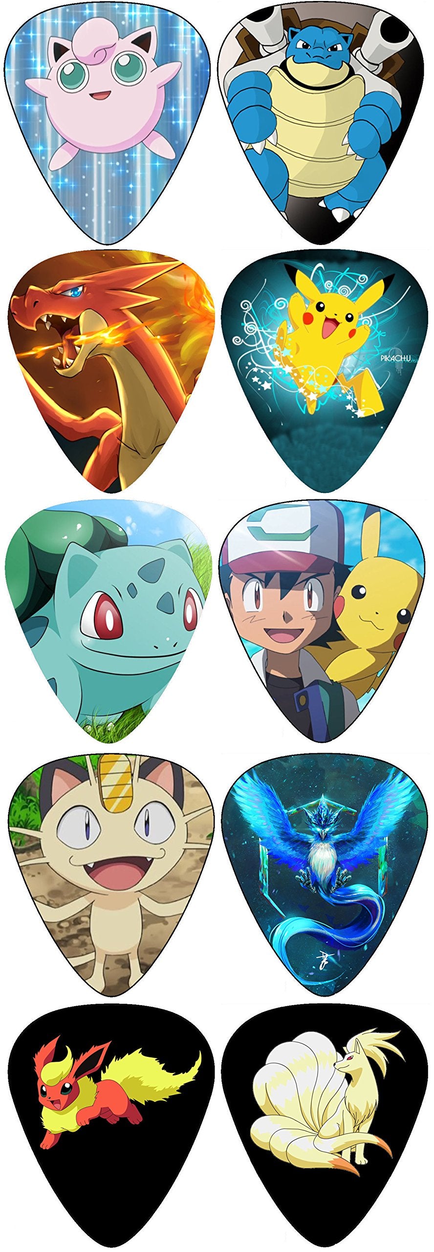 Pokemon Standard Guitar Picks (071Mm)