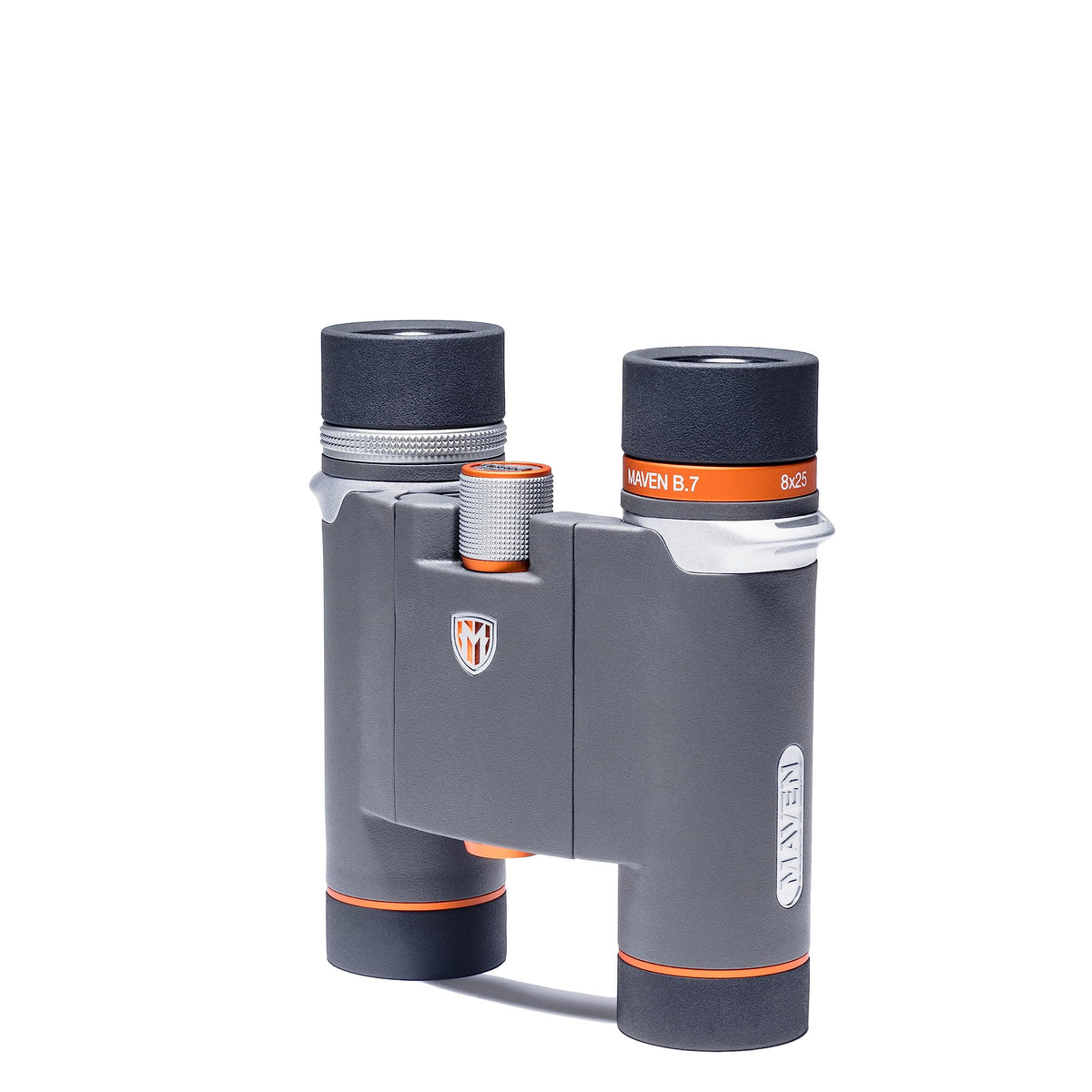 Maven B.7 25Mm Ed Binocular (10X25, Grey/Orange)