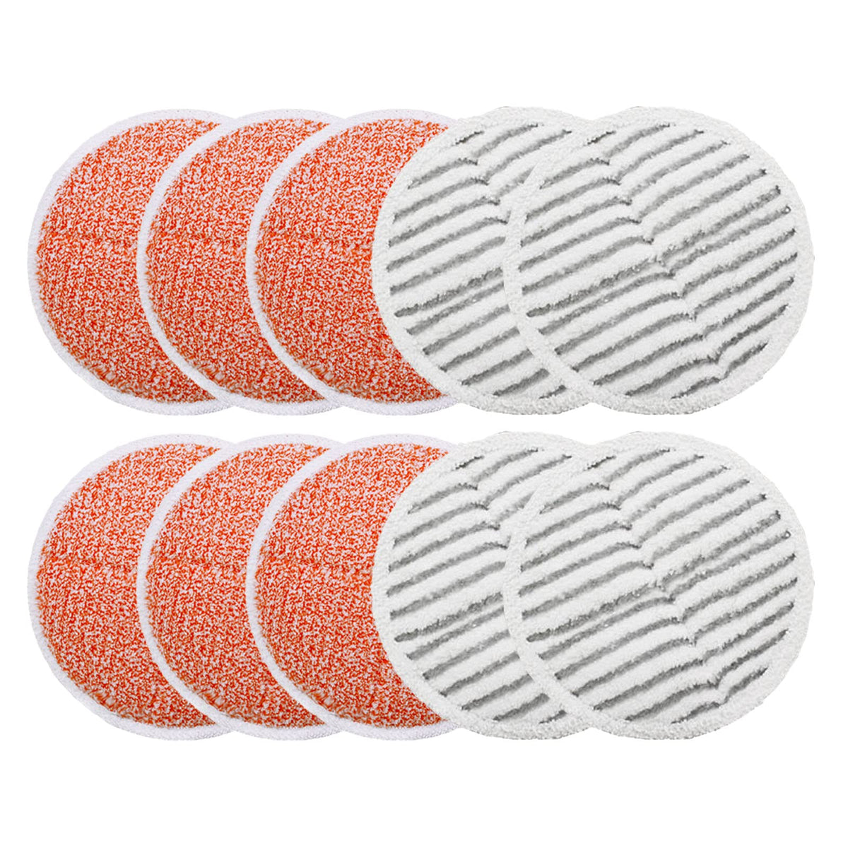 Replacement Pads For Bissell Spinwave Mop: 10 Pads For Bissell Spinwave,Spin Wave,Crosswave Expert/Pet/Cordless Hard Floor 2124