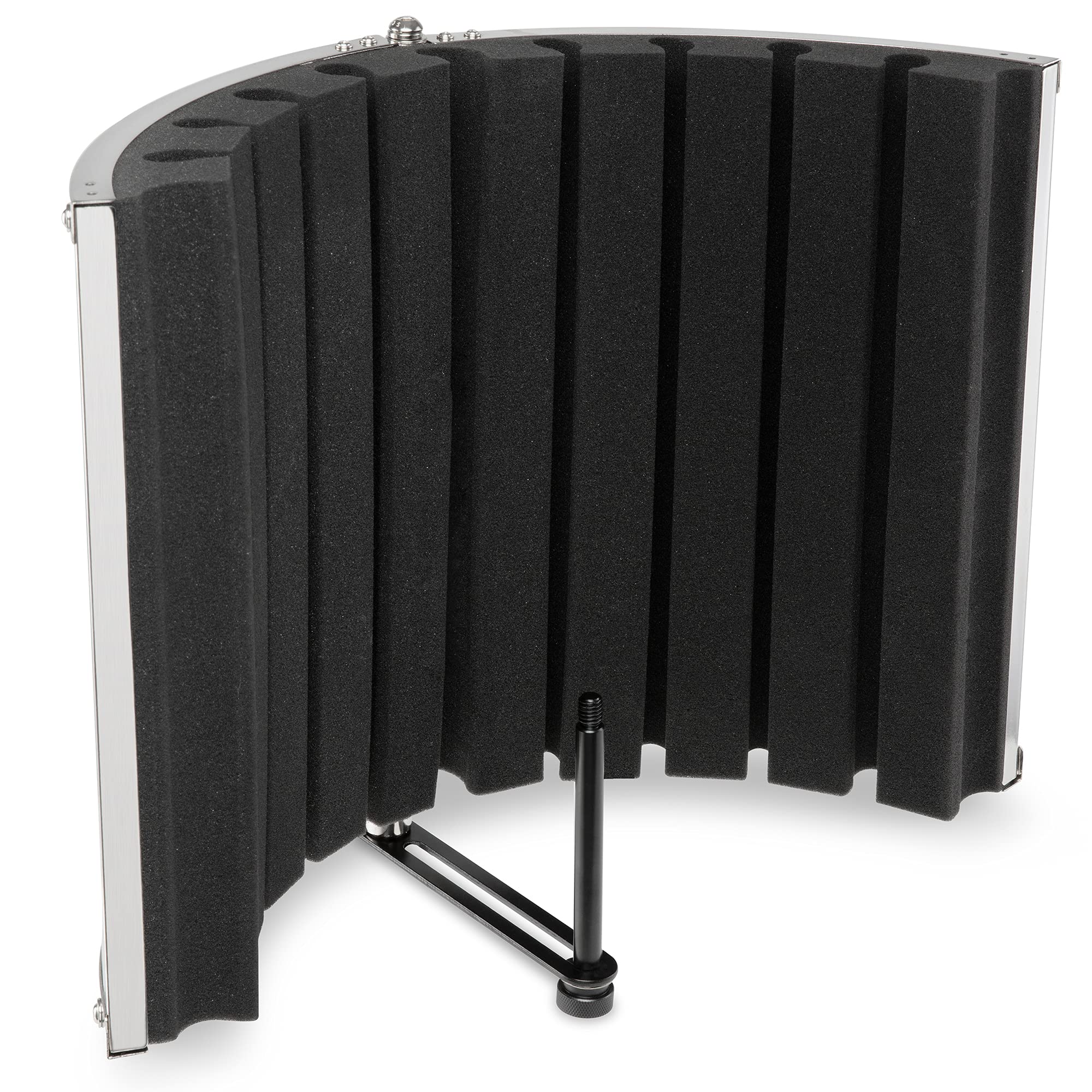Lyxpro Vri 30 Sound Absorbing And Vocal Booth Recording Microphone Isolation Shield Panel For Home Office And Studio Portable &