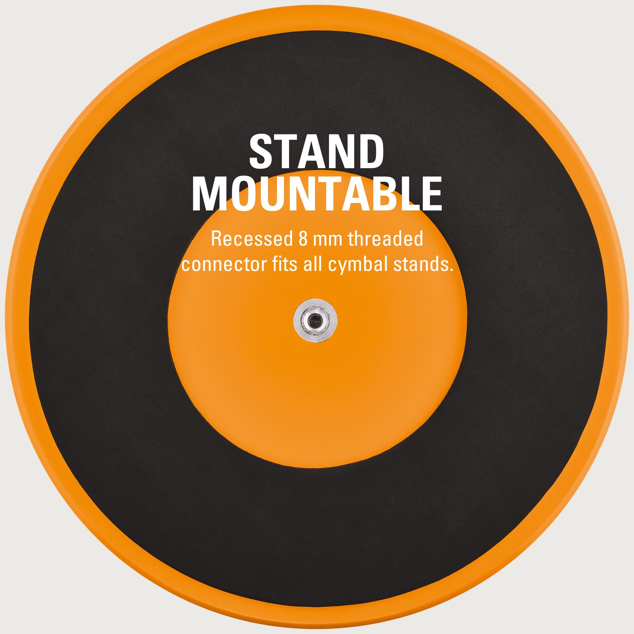 Meinl Cymbals 12'' Marshmallow Drum Practice Pad For Ultra Quiet Sticking, Medium Rebound And Mountable On Cymbal Stands (Mmp12O