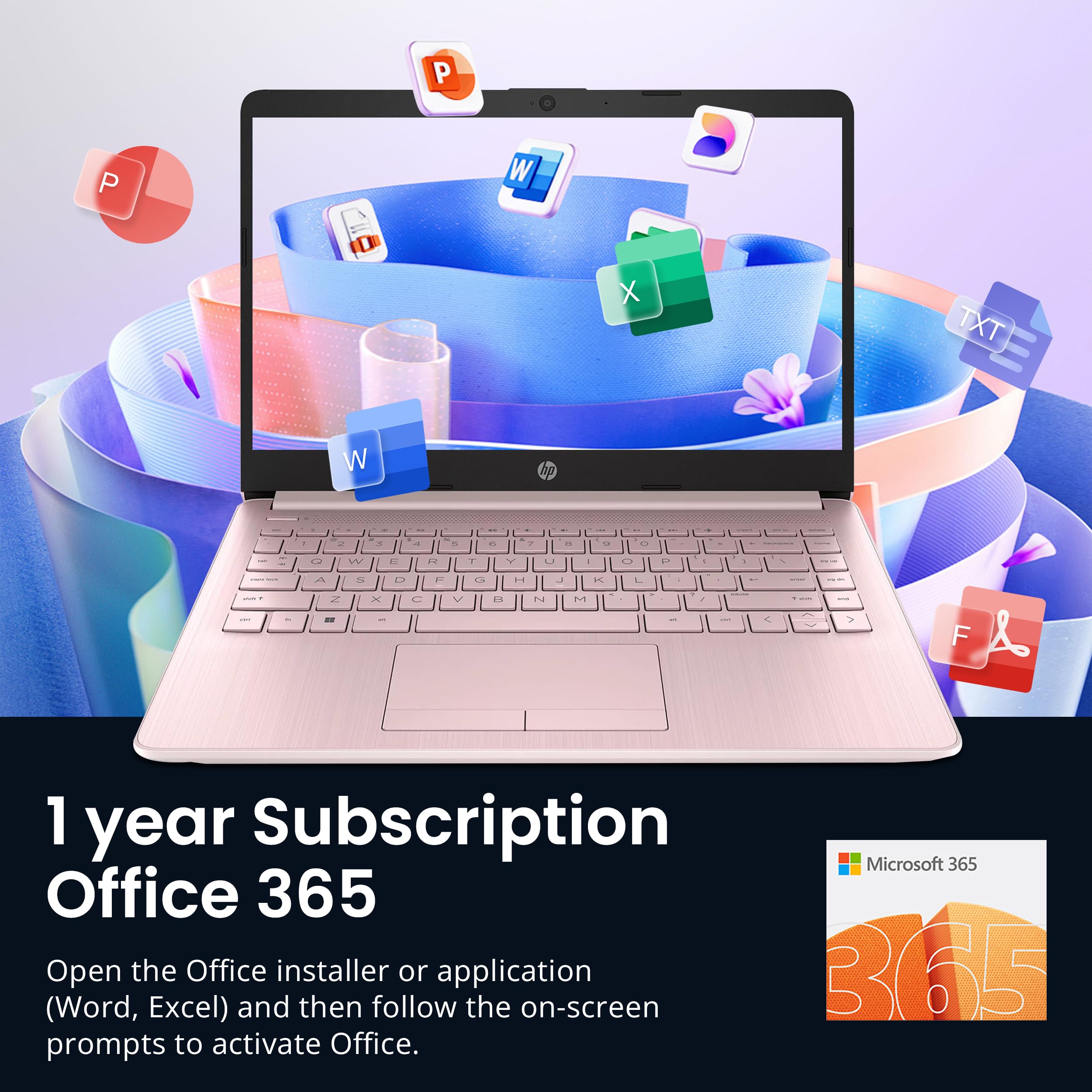 Hp Flagship 14'' Laptop With 1 Year Office 365 | 16Gb Ram | 1.22Tb Storage(64Gb Emmc & 160Gb Docking Station & 1Tb Cloud Storage