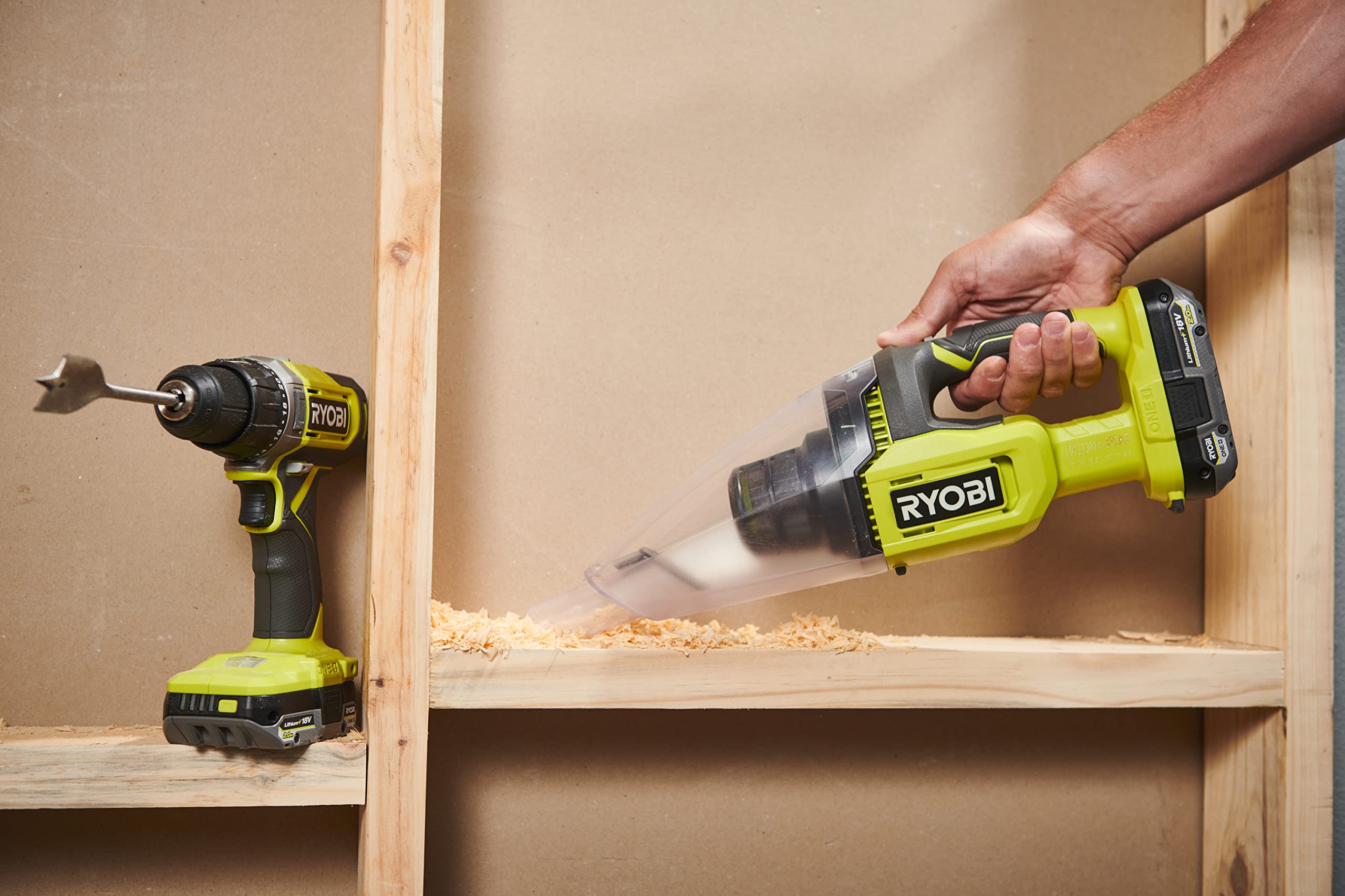 Ryobi   Handheld Vacuum Cleaner 18V   29 Aw   1000 L/Min   0.85 M3/Min   Collector 600 Ml   Rhv18 0