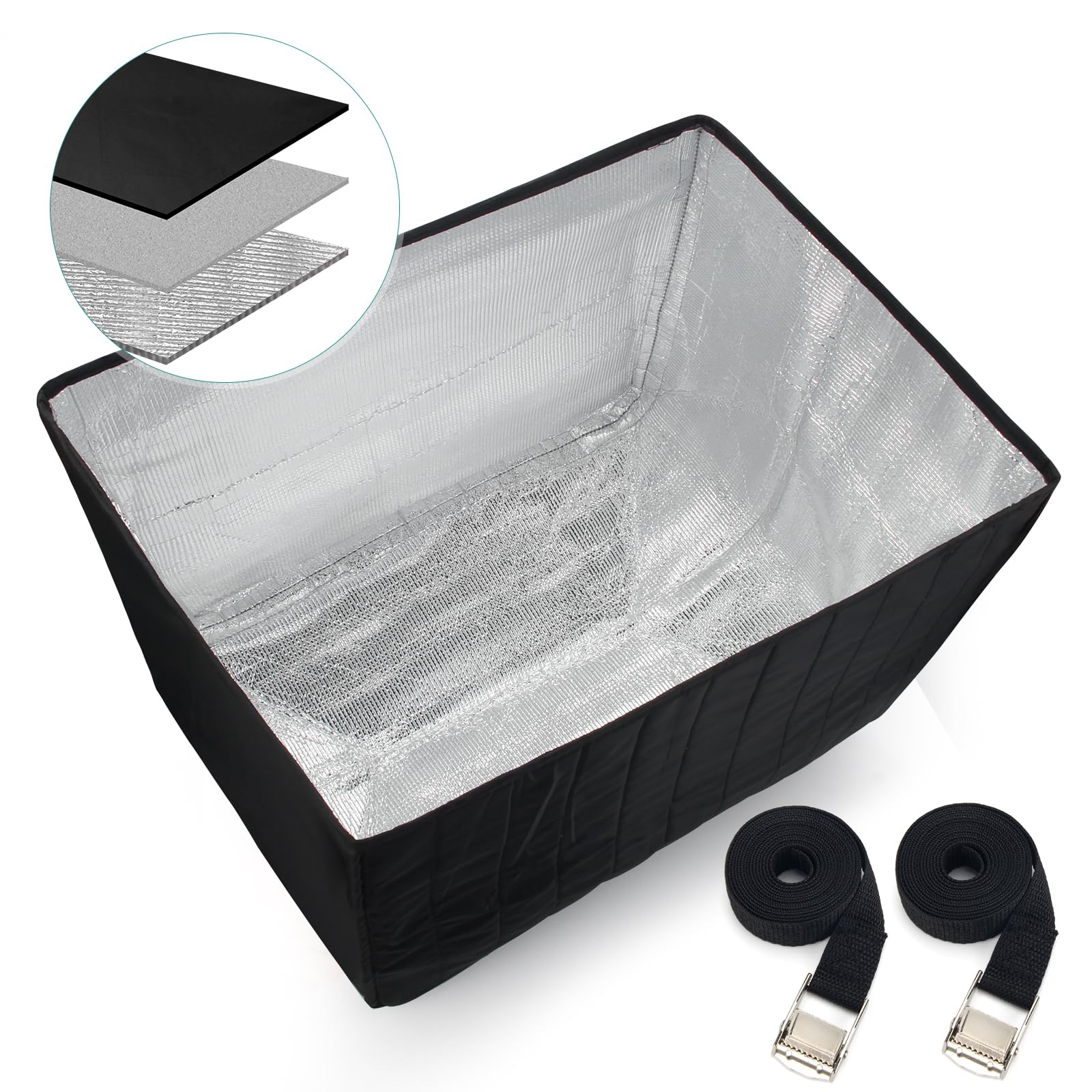 Winter Window Air Conditioner Cover Waterproof For Outside Unit, Luxiv Freeze Protection Cover For Outdoor Window Ac Insulation