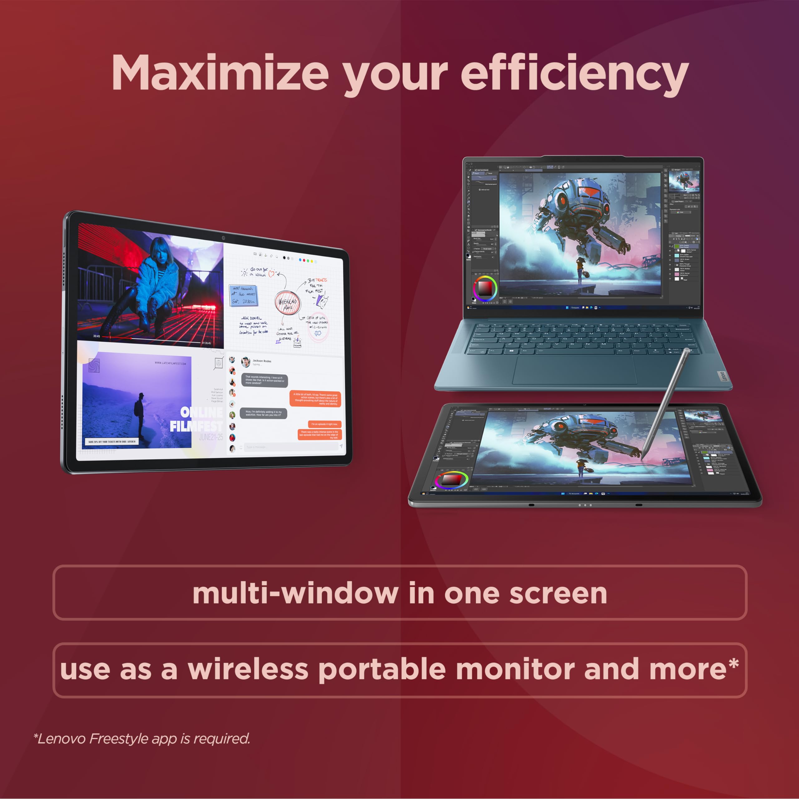 Lenovo Tab P12 - Expansive Touchscreen Tablet - 12.7 3K Display - 13Mp Camera - 8Gb Memory - 128Gb Ufs Storage - Android 13 - Do