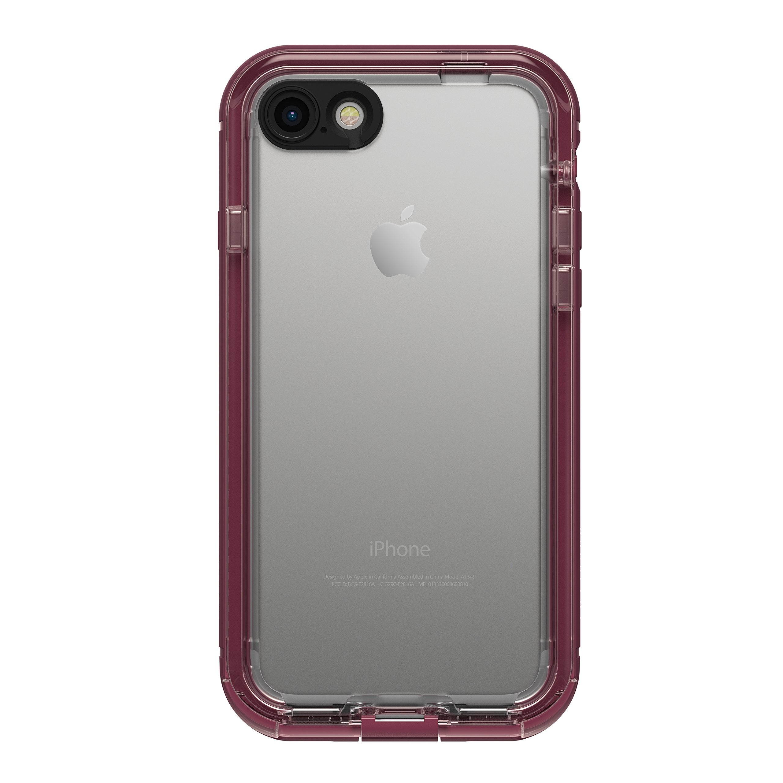 Lifeproof Nd Series Waterproof Case For Iphone 7 (Only)   Retail Packaging   Plum Reef (Wild Berry/Deep Plum Purple/Clear)