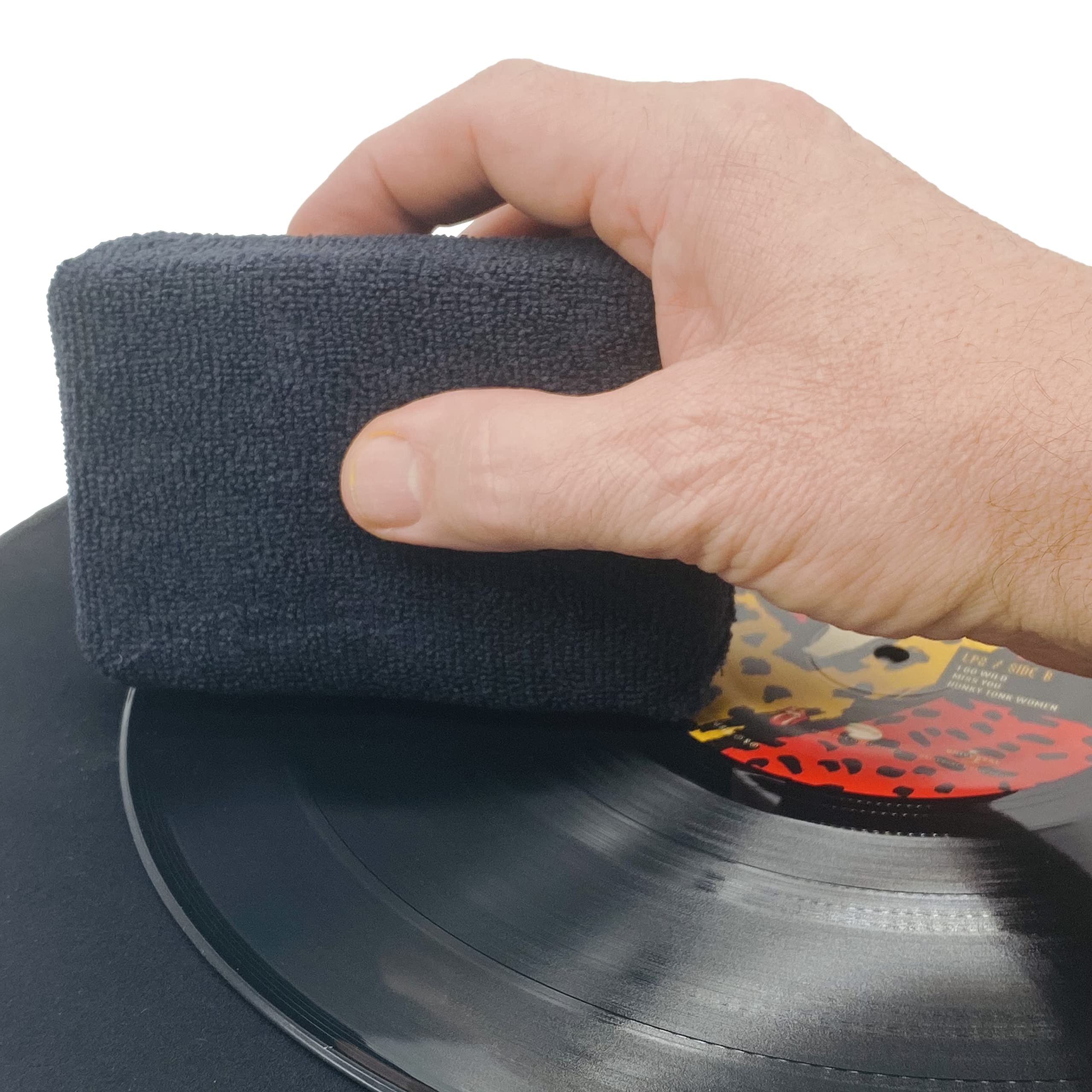 Groovewasher Record & Stylus Care System - Record Cleaning Fluid & Large Scratch-Free Cleaning Pad With Delicate Stylus Brush &