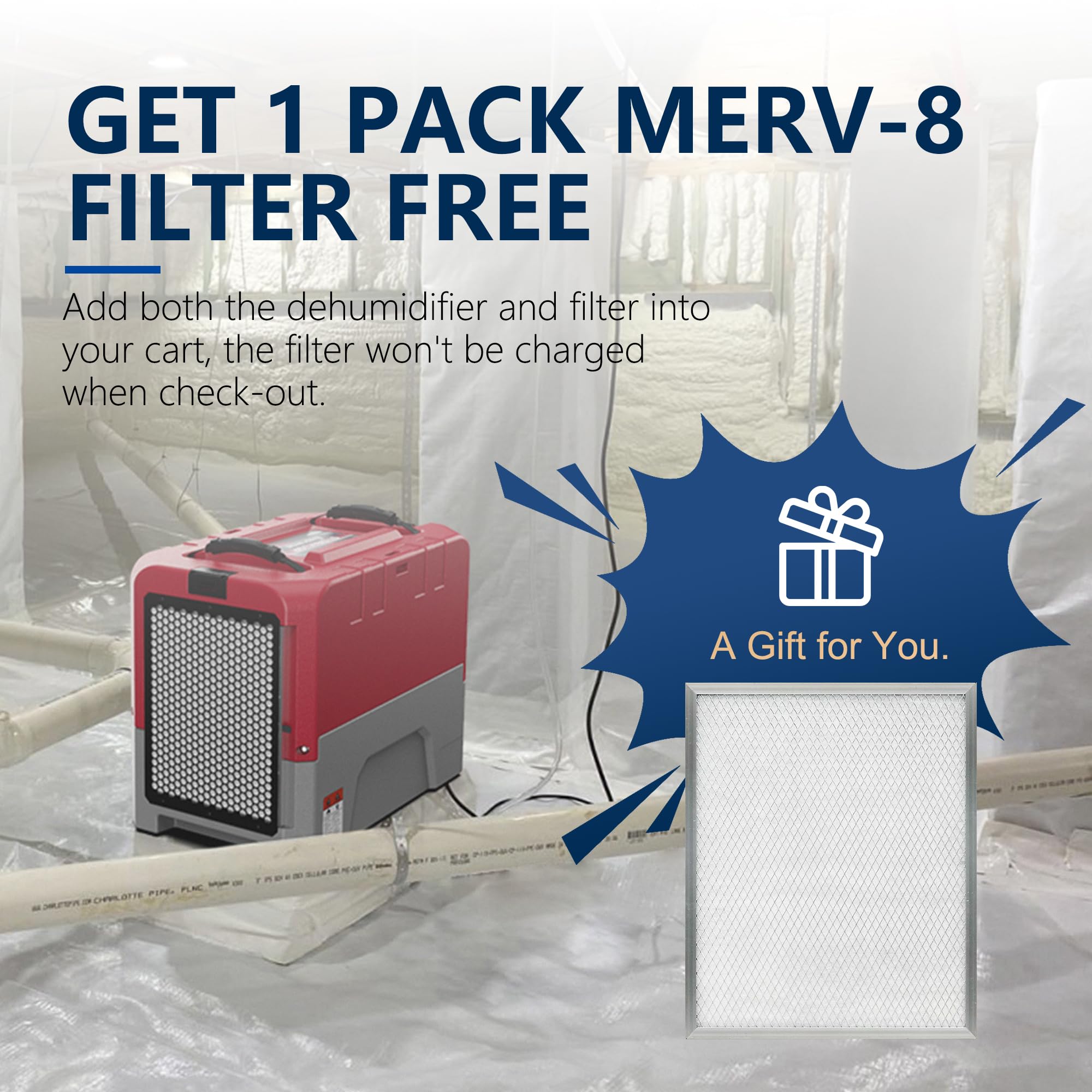 Alorair Storm Lgr Extreme Smart Wifi Commercial Dehumidifier With Pump, 180 Ppd At Aham, 5 Years Limited Warranty, Cetl Listed,