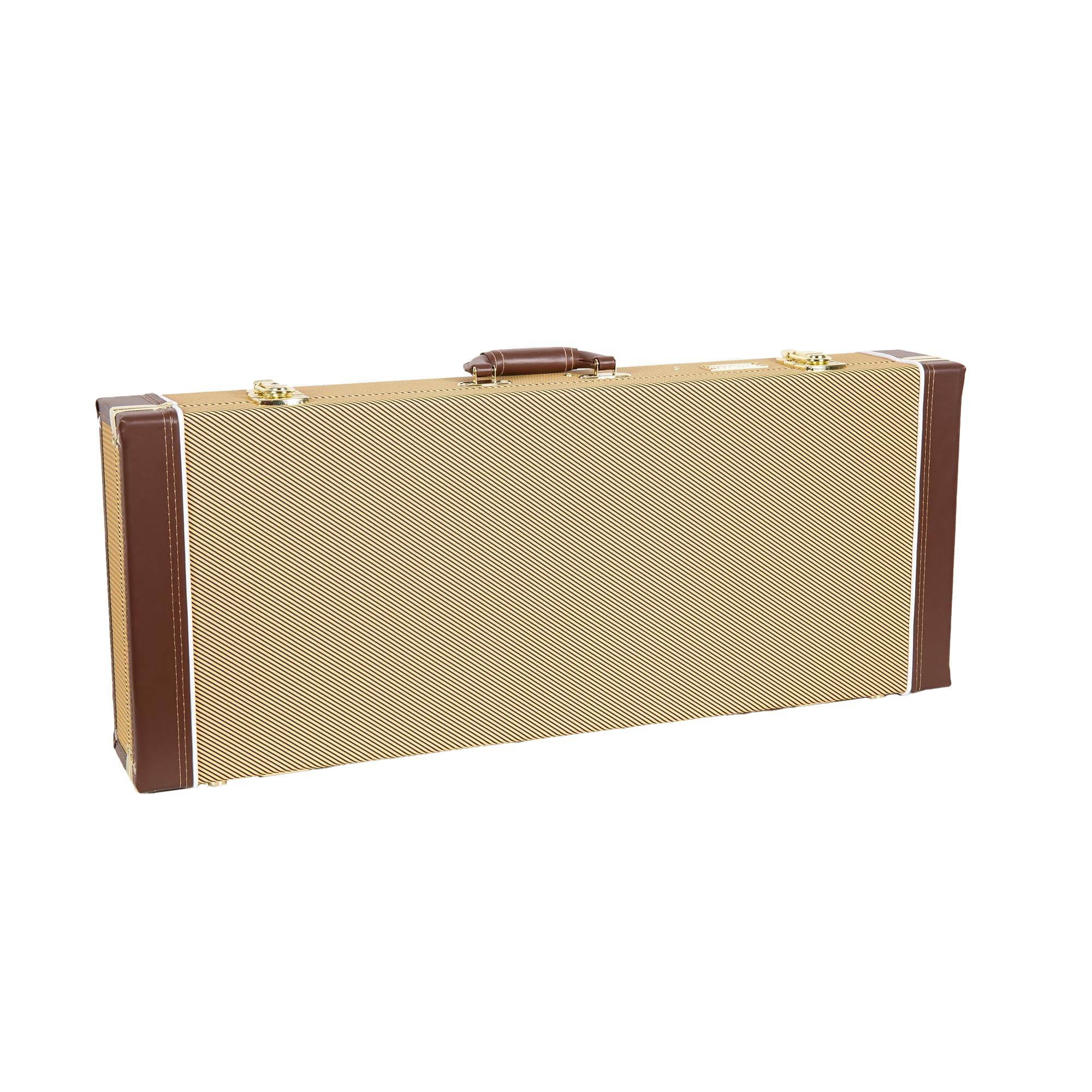Crossrock Rectangular Wooden Case Fits F-Style Mandolin-Vinyl Tweed(Crw620Mftw-R)