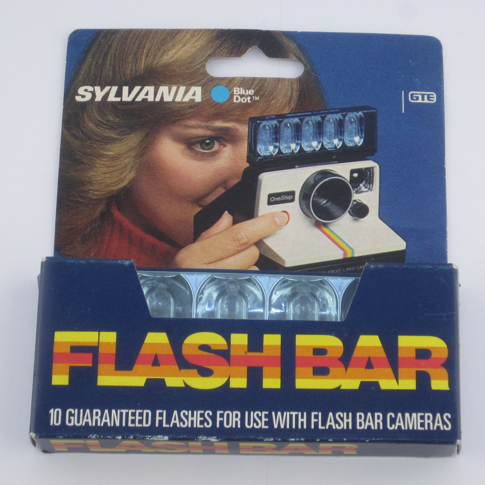 Sylvania Blue Dot Flashbar For Polaroid Sx70 Land Camera
