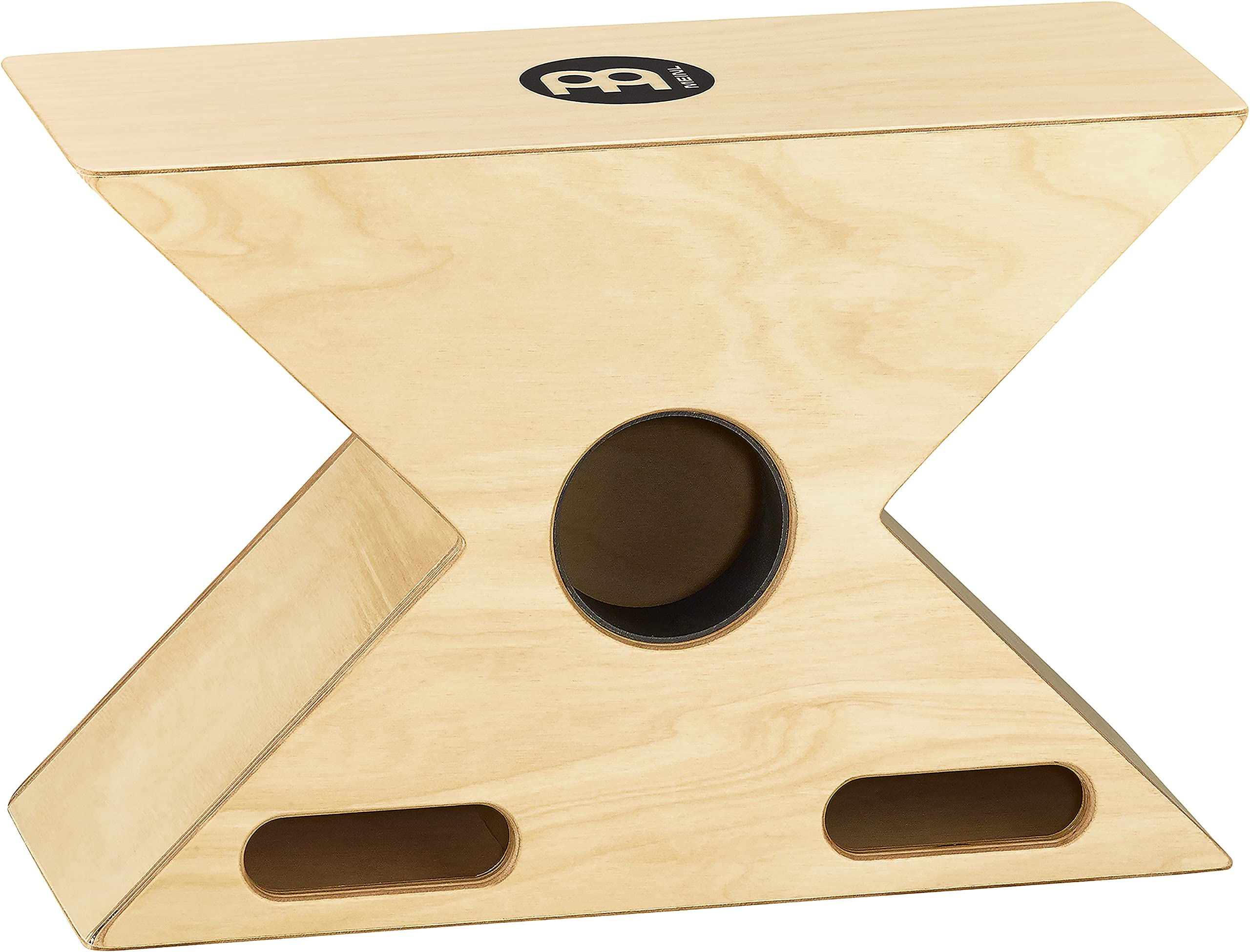 Meinl Hybrid Slaptop Cajon Box Drum With Snare And Bongo, Forward Sound Ports   Made In Europe   Baltic Birch Wood, 2 Year Warra