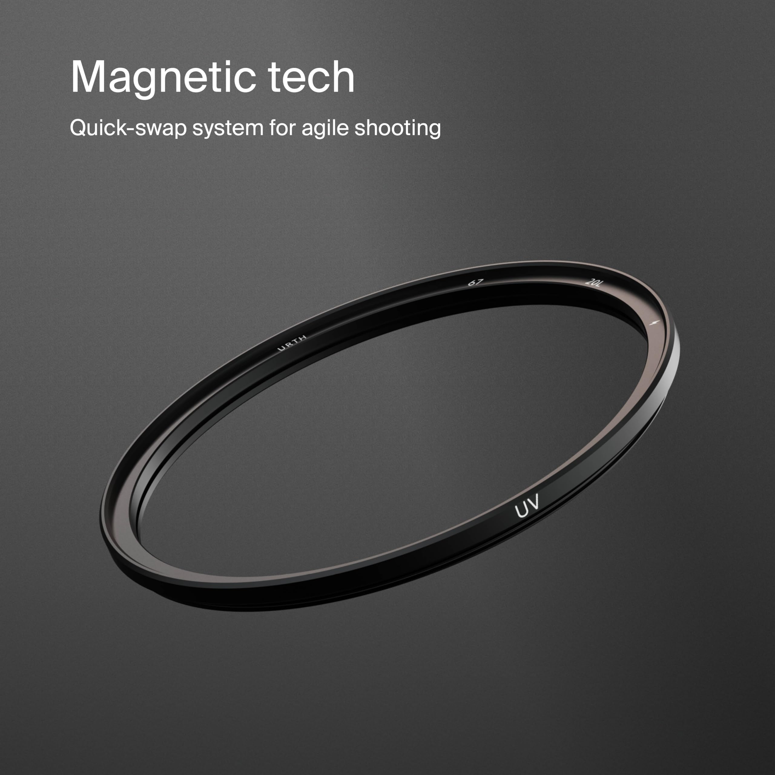 Urth 55Mm Magnetic Uv Lens Filter (Plus+)   Ultra Slim, 30 Layer Nano Coated Uv Camera Lens Protection