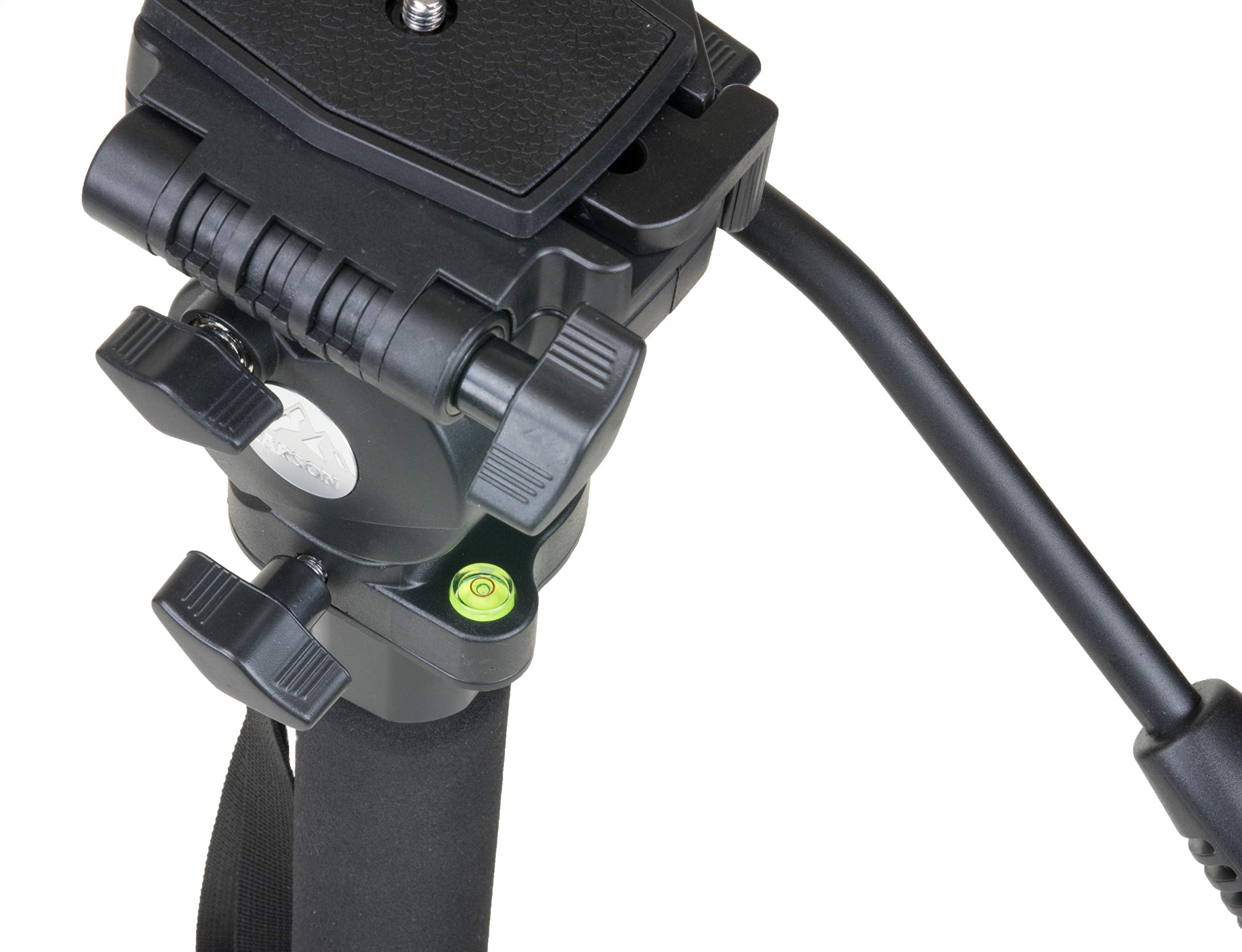 Carson Monopod With 3-Way Fluid Panhead - Extends To 57.4 (Tr-500)