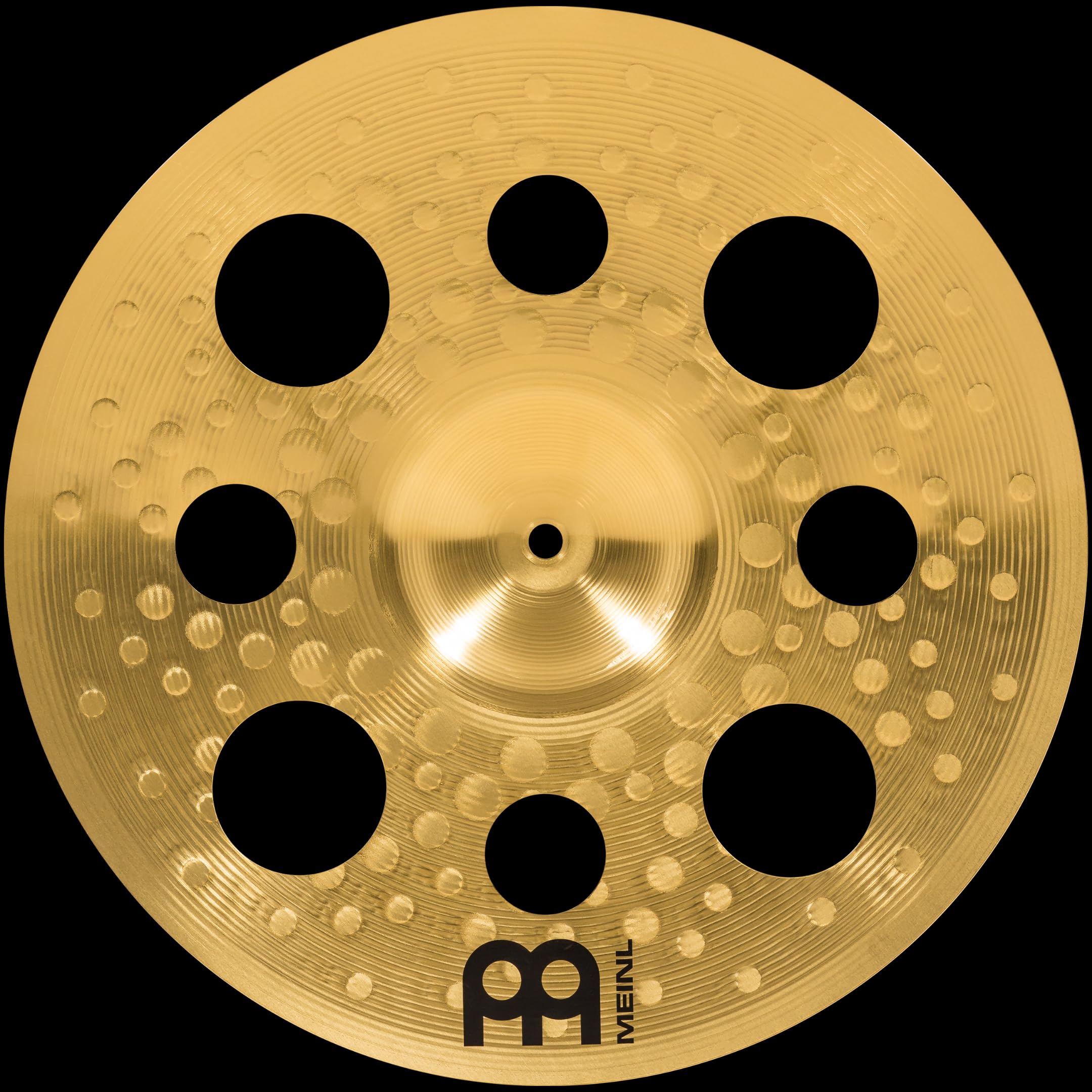 Meinl 16    Trash Crash Cymbal With Holes   Hcs Traditional Finish Brass For Drum Set, Made In Germany, 2 Year Warranty (Hcs16Tr