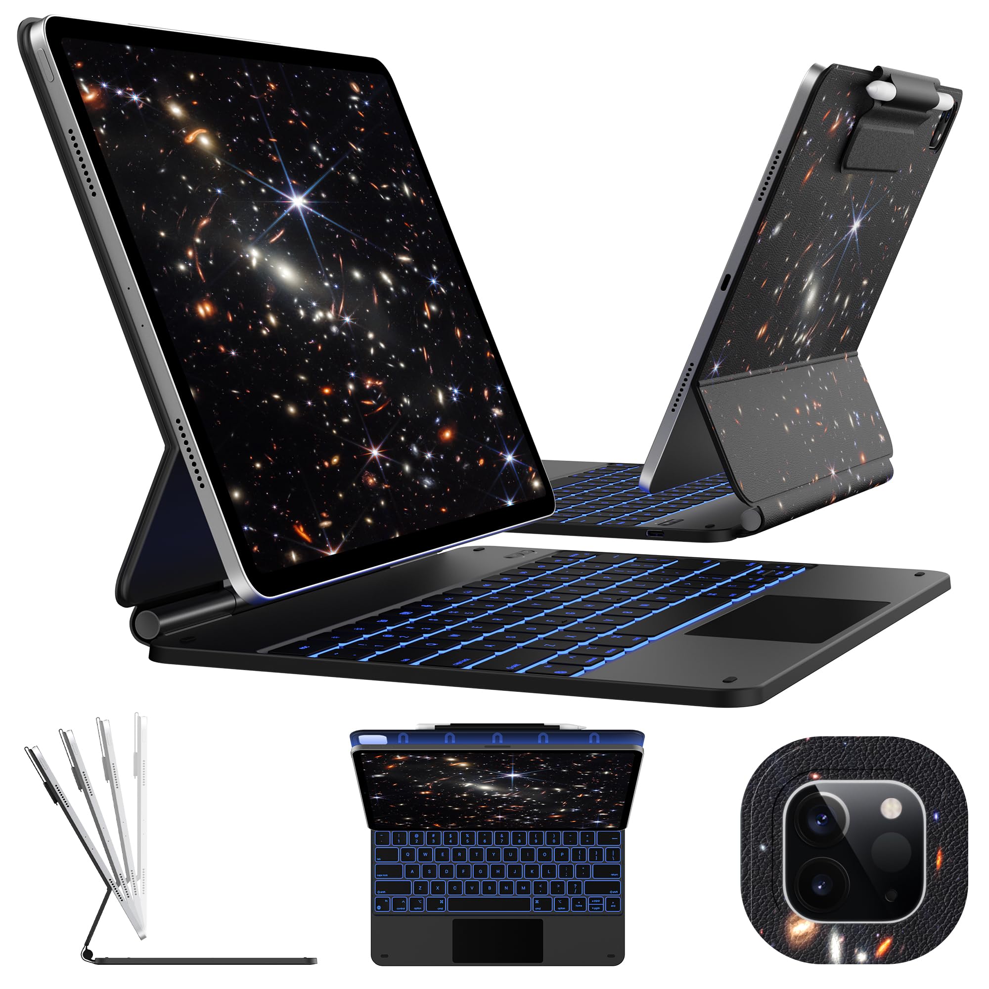 typecase Edge Keyboard Case for iPad Air 11-inch (2024 M2) & iPad Pro 11 inch (4th/3rd/2nd/1st Gen),Magic Keyboard for Air 5th/4
