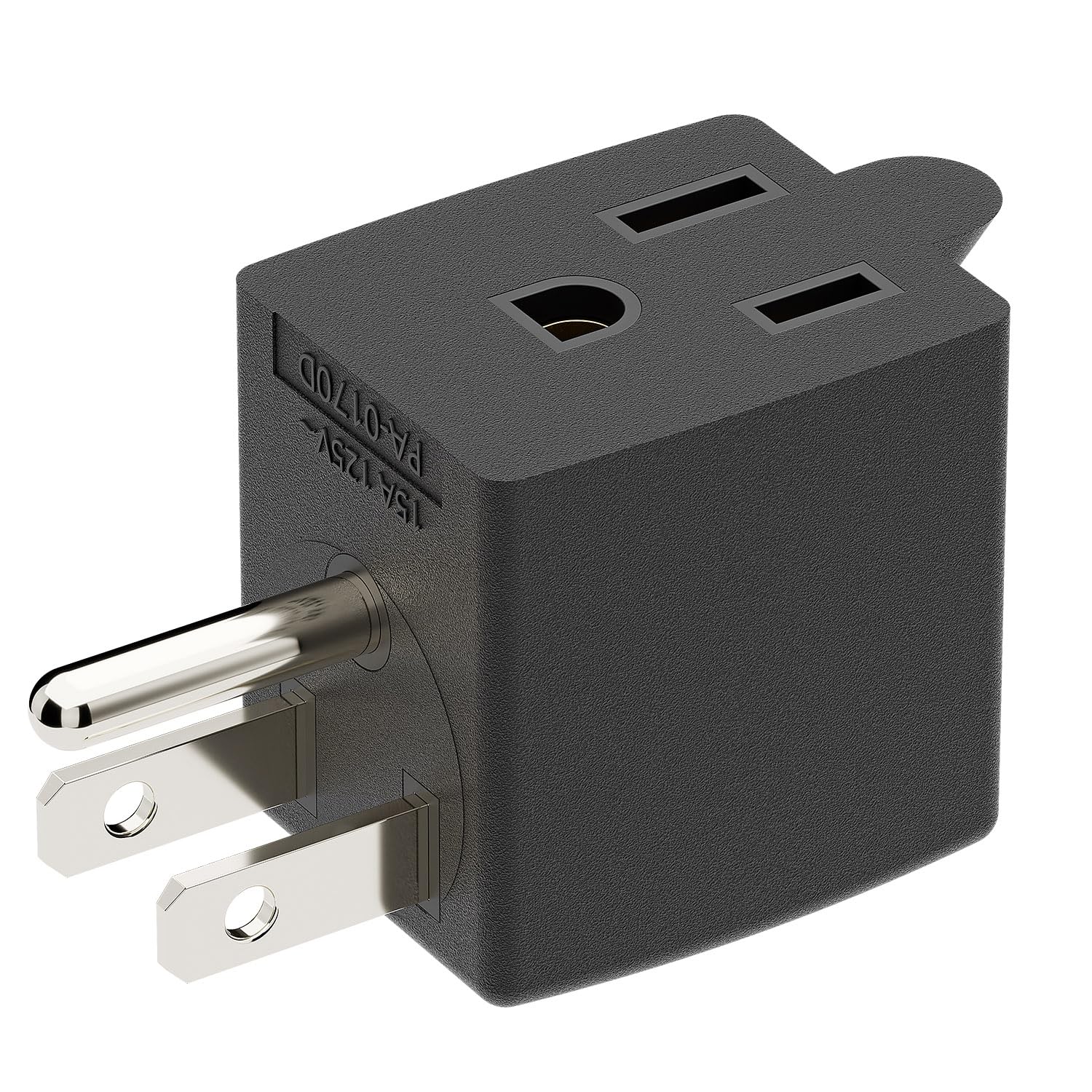 90 Degree Adapter Right Angled Downward Angled Usa 3 Prong Male Female Adapter,90 Degree Angled Usa Male Female Power Adapter, 5