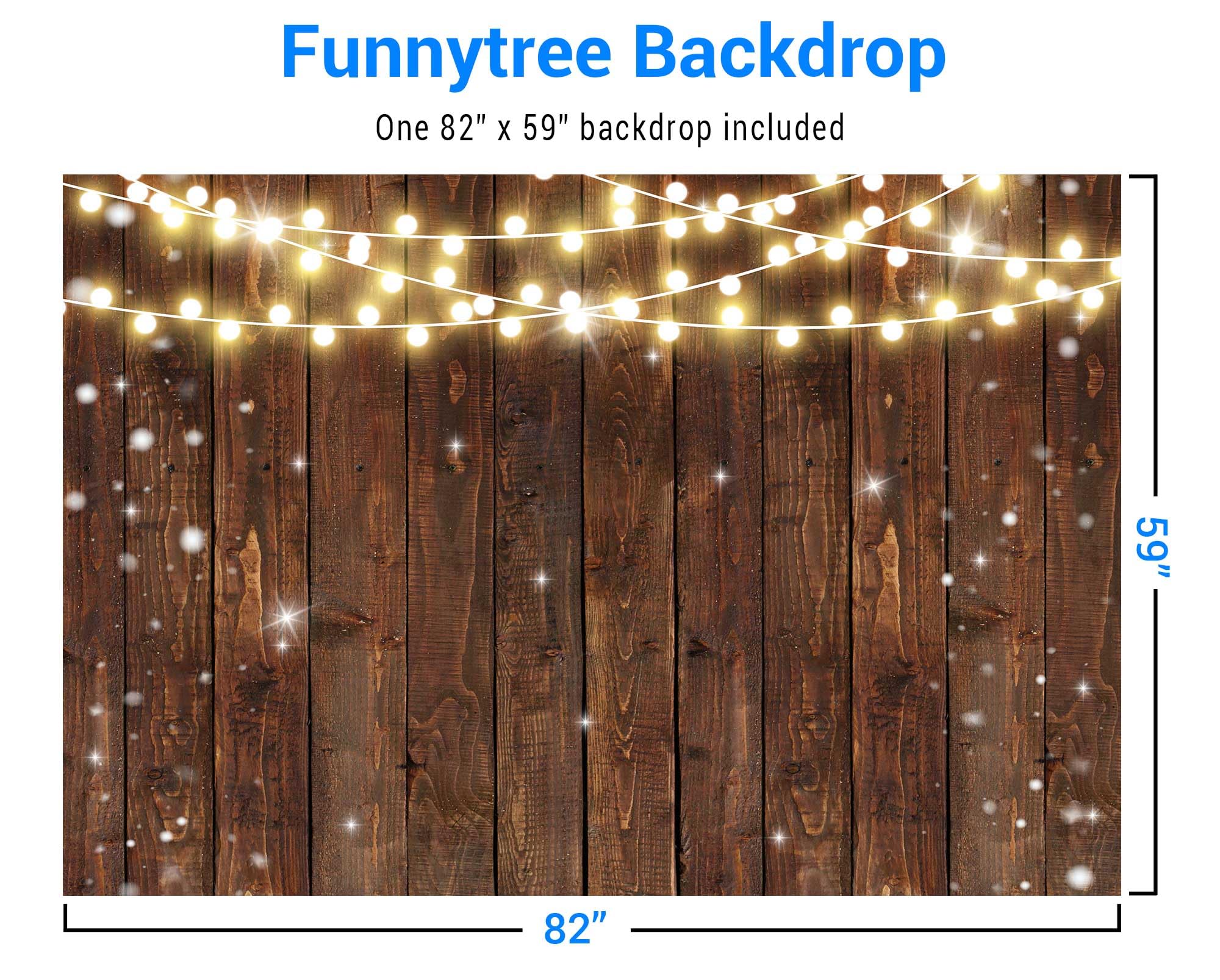 Funnytree 7X5Ft Rustic Glitter Wood Photography Backdrop For Wedding Party Banner Birthday Bridal Shower I Do Bbq Baby Shower Ba