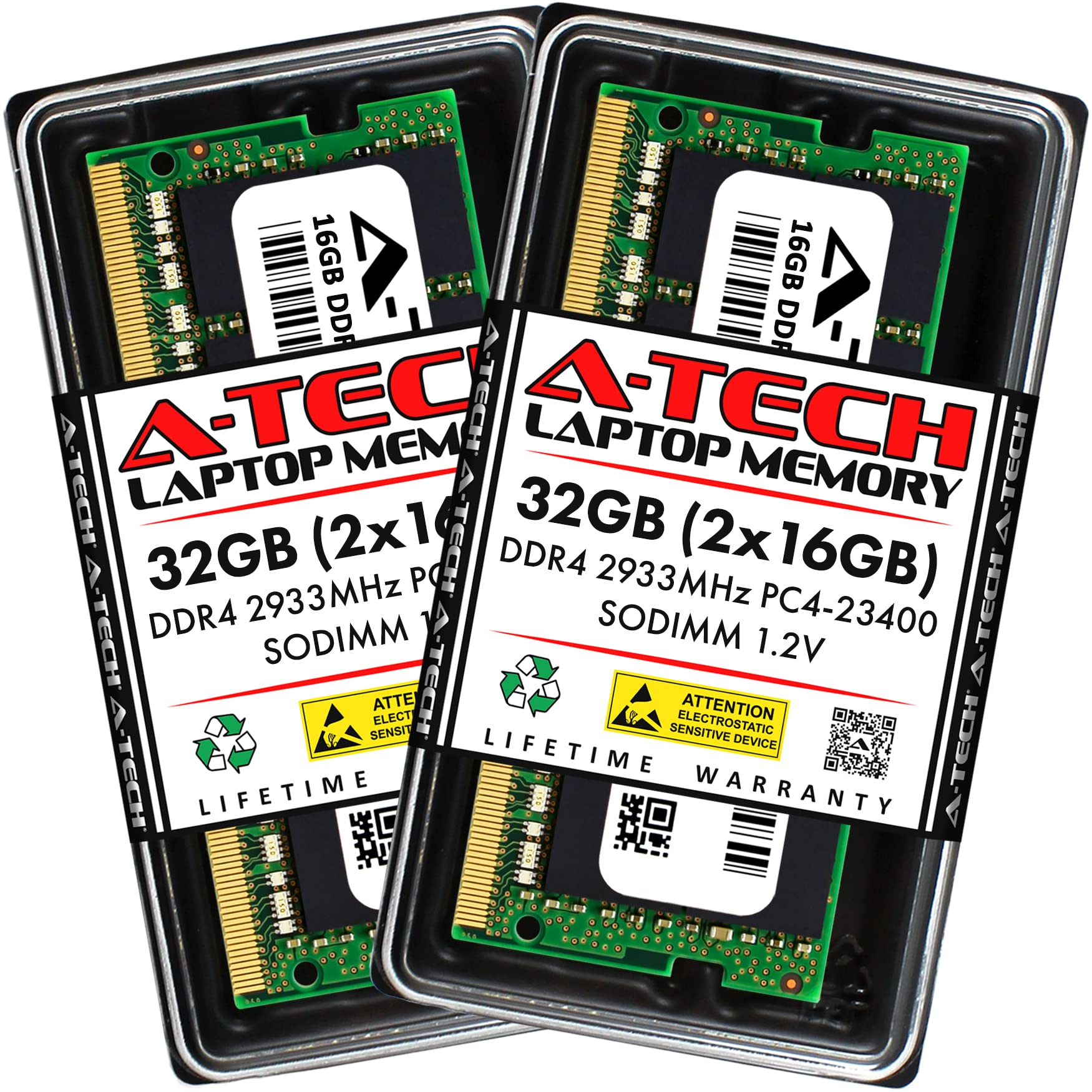 A Tech 32Gb Kit (2X16Gb) Ram For Acer Nitro 5 Gaming Laptop | Ddr4 2933Mhz Sodimm Pc4 23400 (Pc4 2933Y) Memory Upgrade Modules