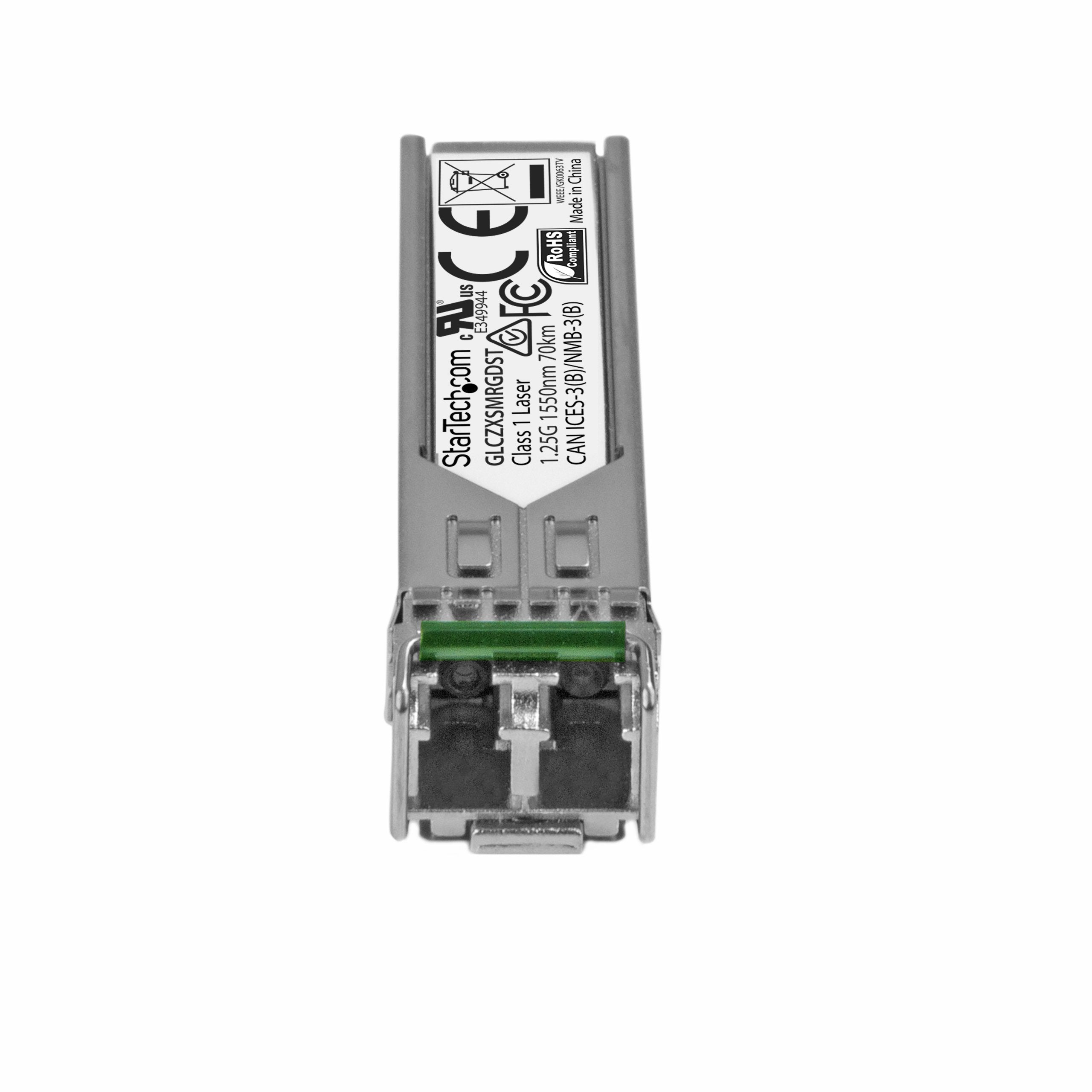 Startech.Com Cisco Glc Zx Sm Rgd Compatible Sfp Module   1000Base Zx   1Gbe Smf Optic Transceiver   Lc 70Km   1550Nm   Ddm Cisco