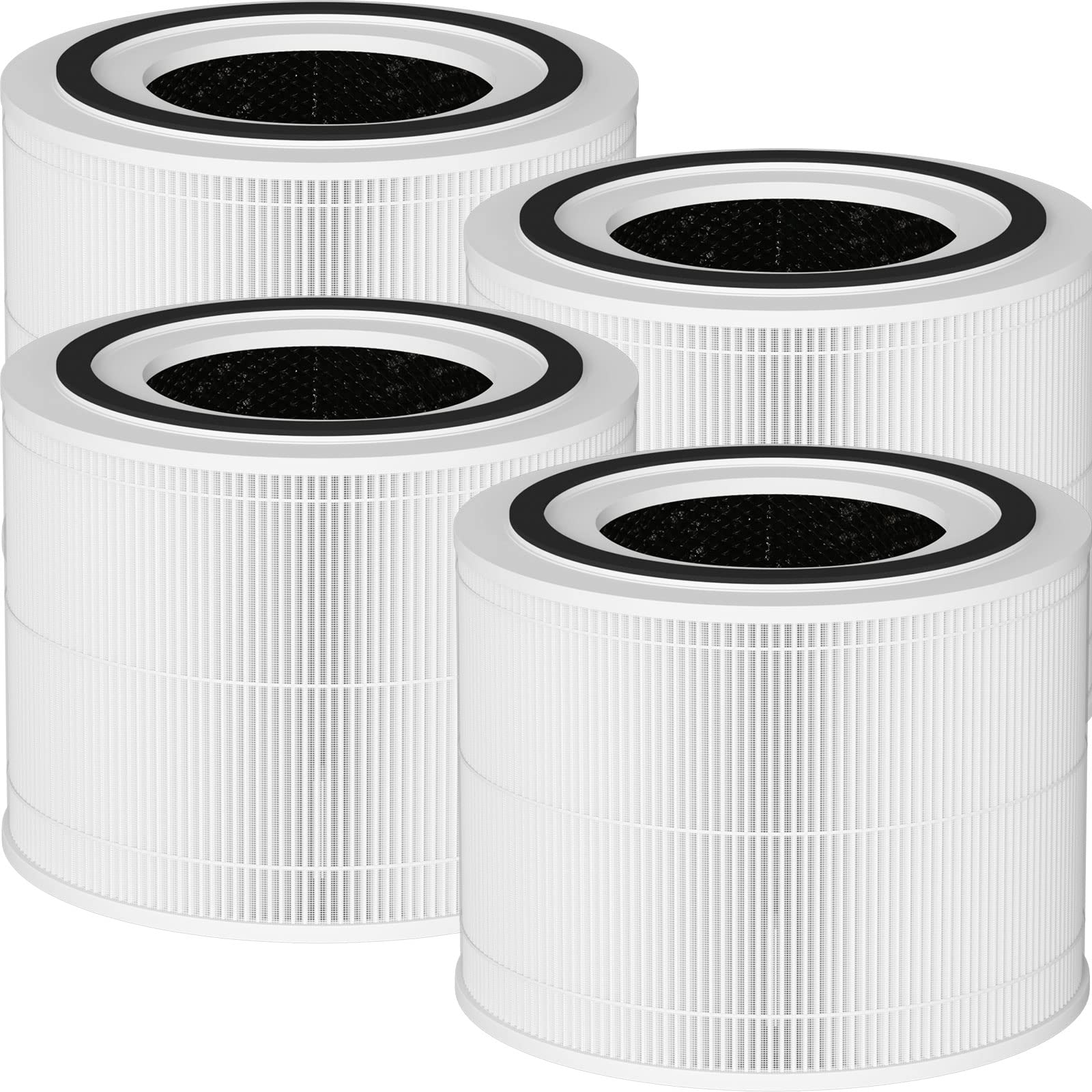 True Hepa Replacement Filter Compatible With 240 Air Cleaner Purifier, 3 In 1 True Hepa Filter Replacement, Model 14, 4 Pack