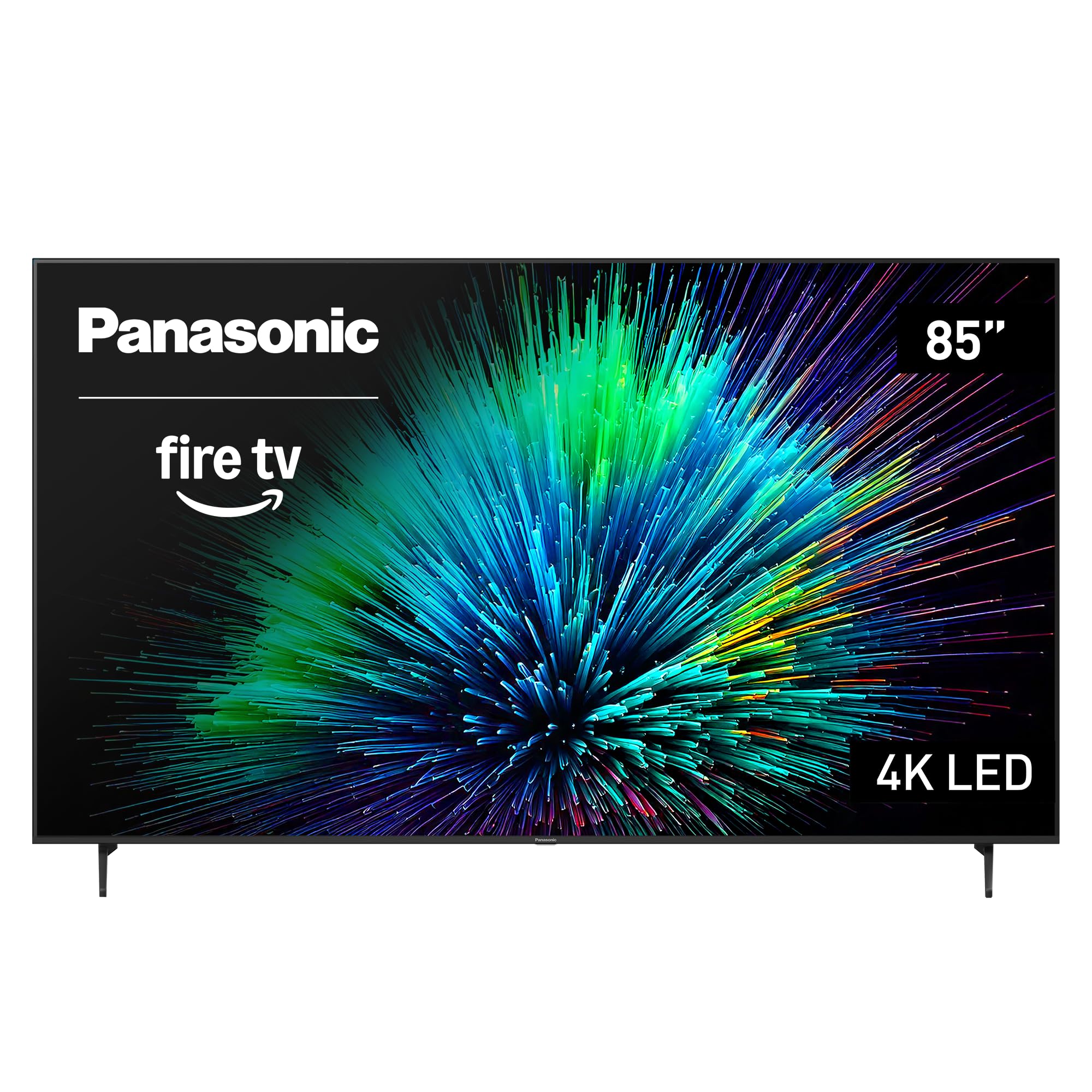 Panasonic W70 Series (2025 Model) 85 LED 4K Ultra HD Smart Fire TV, Press & Ask Alexa, Apple AirPlay, HDR10+, HDMI 2.1, and Blue