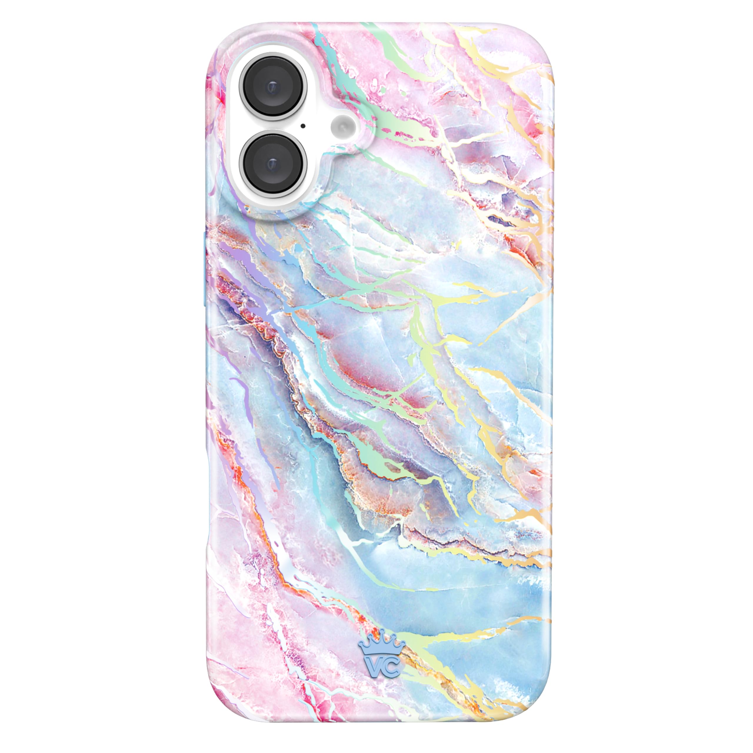 Velvet Caviar For Iphone 16 Plus Case Holographic Marble For Women [8Ft Drop Tested] Compatible With Magsafe   Cute Phone Cover