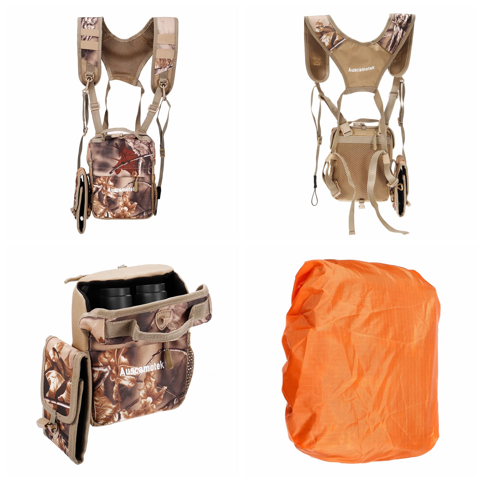 Auscamotek Binoculars Harness With Rangefinder Case   Your Ultimate Hunting And Birdwatching Companion