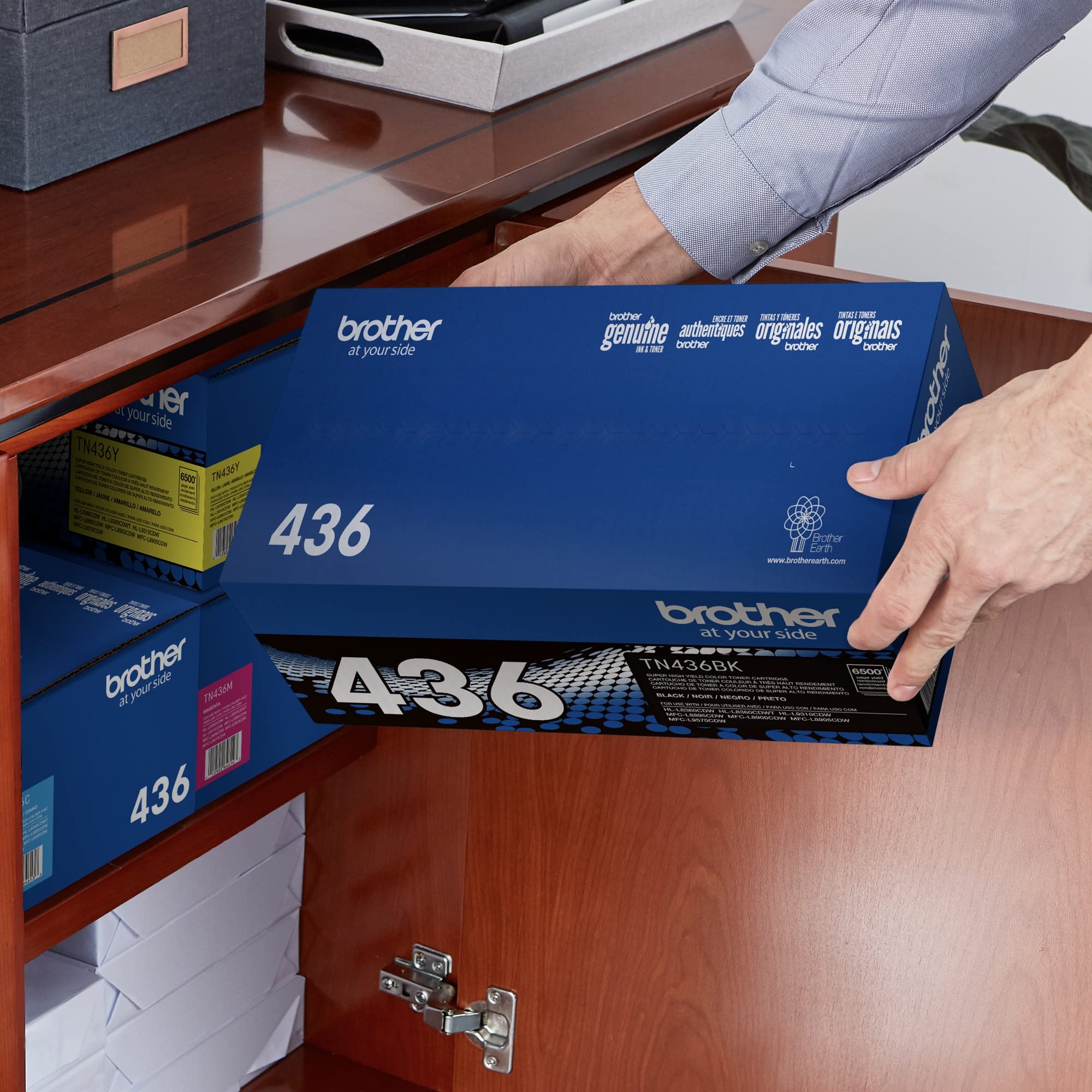 Brother Tn436Bk Super High Yield Toner Retail Packaging, Black