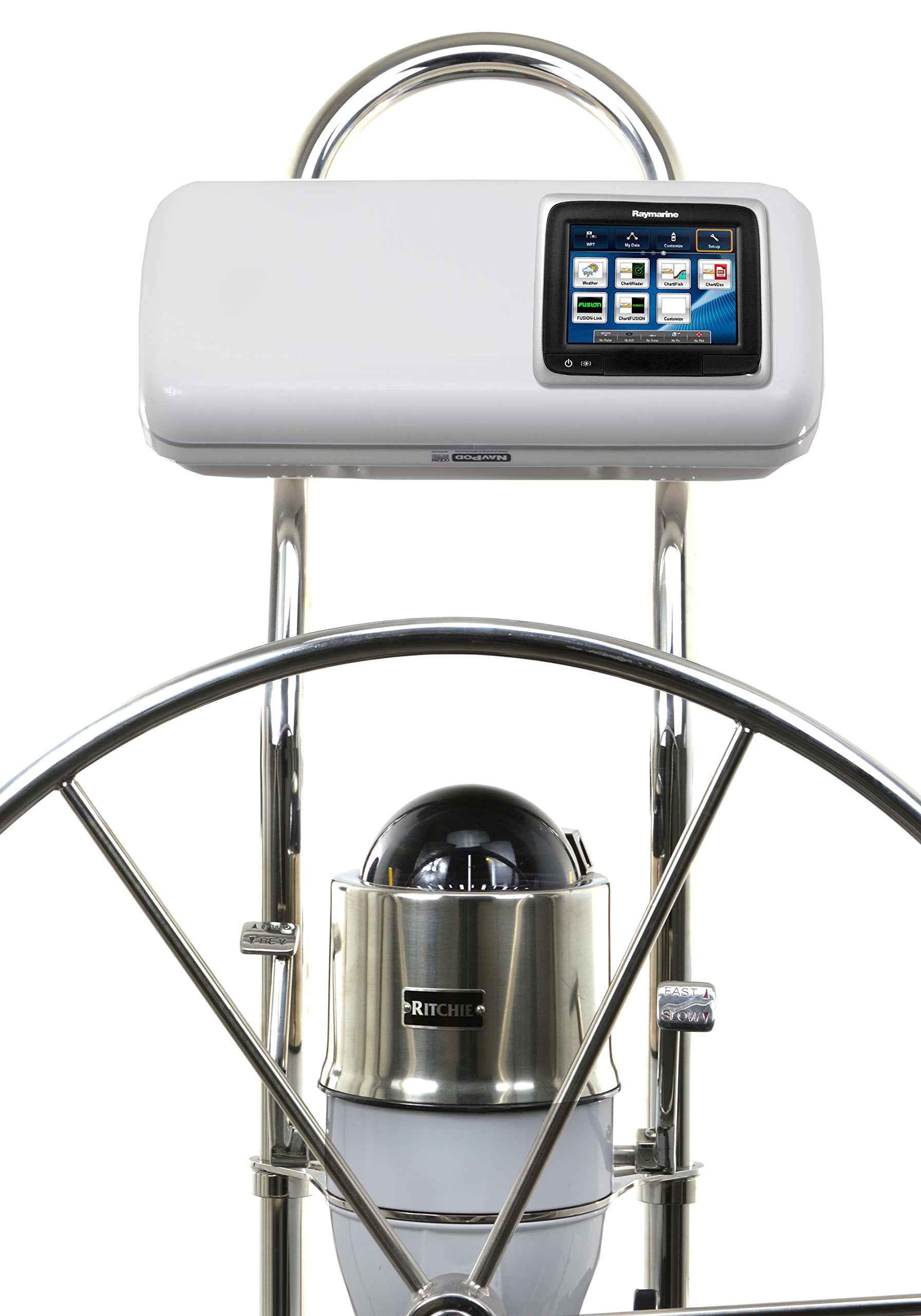 Navpod Gp1507 Systempod Pre-Cut For Raymarine A65/A67/A68 And Extra Extra Space For 9.5'' Wide Guard,WBEEAB00TFYQNVW