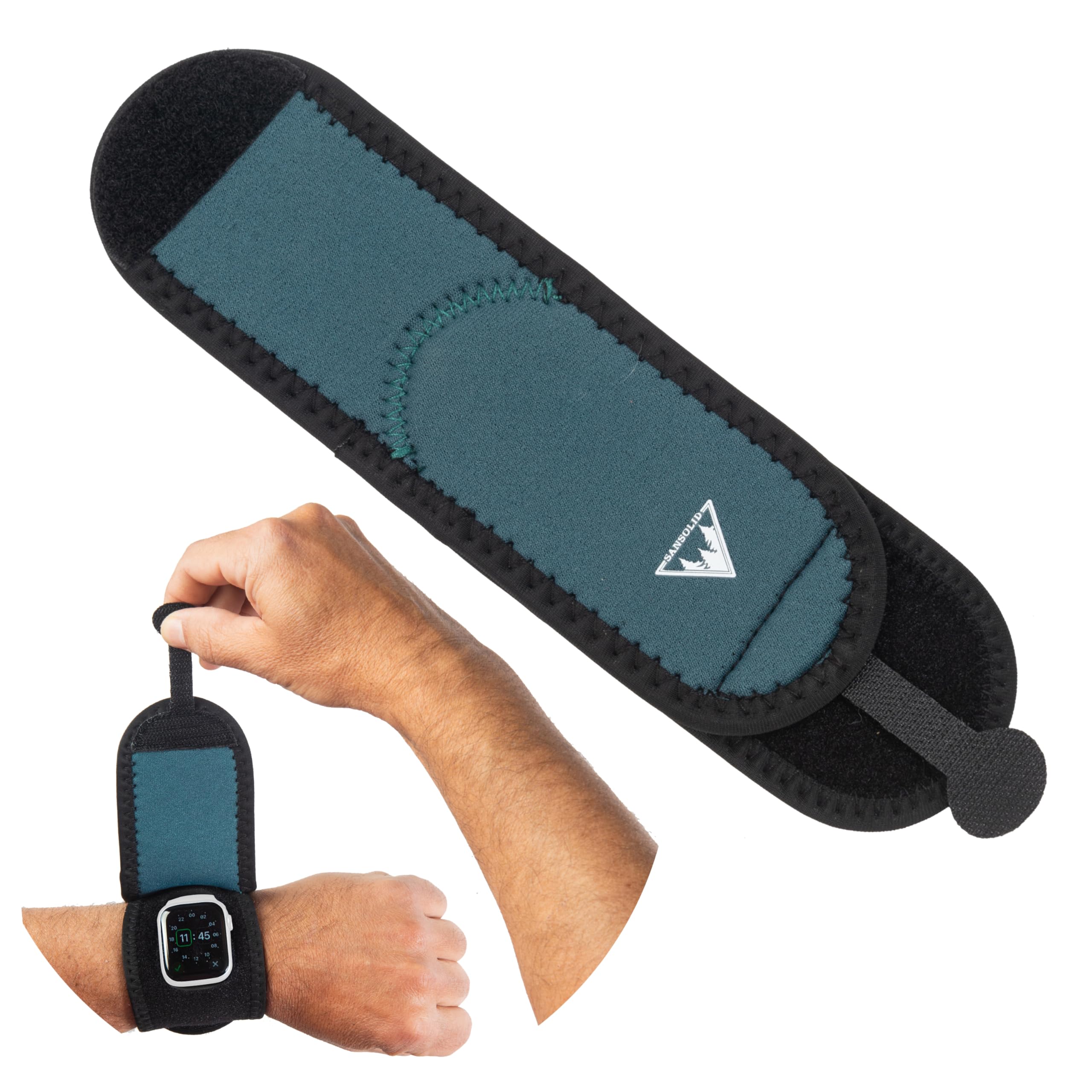 Sansolid Protective Smart Watch Cover Band - One Size Wristwatch & Smart Watch Protector For Screen Universally Compatible With 