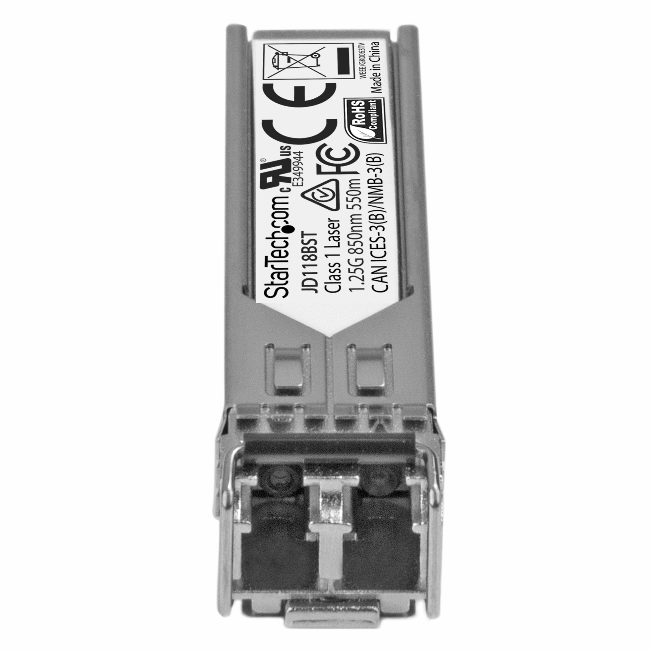 Startech.Com Hpe Jd118B Compatible Sfp Module   1000Base Sx   1Gbe Multi Mode (Mmf) Fiber Optic Transceiver   1Ge Gigabit Ethern