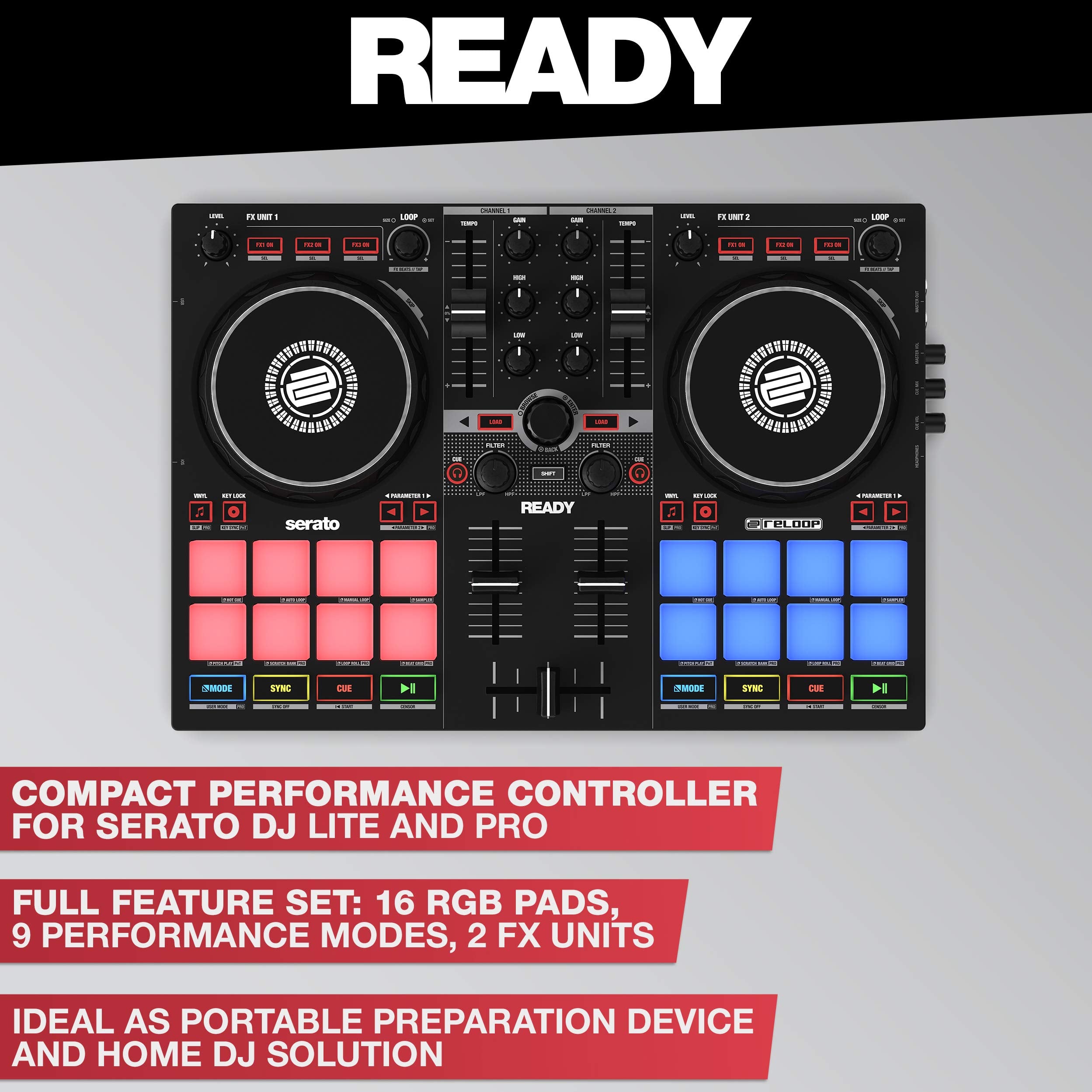 Reloop Ready Compact Serato Dj Controller