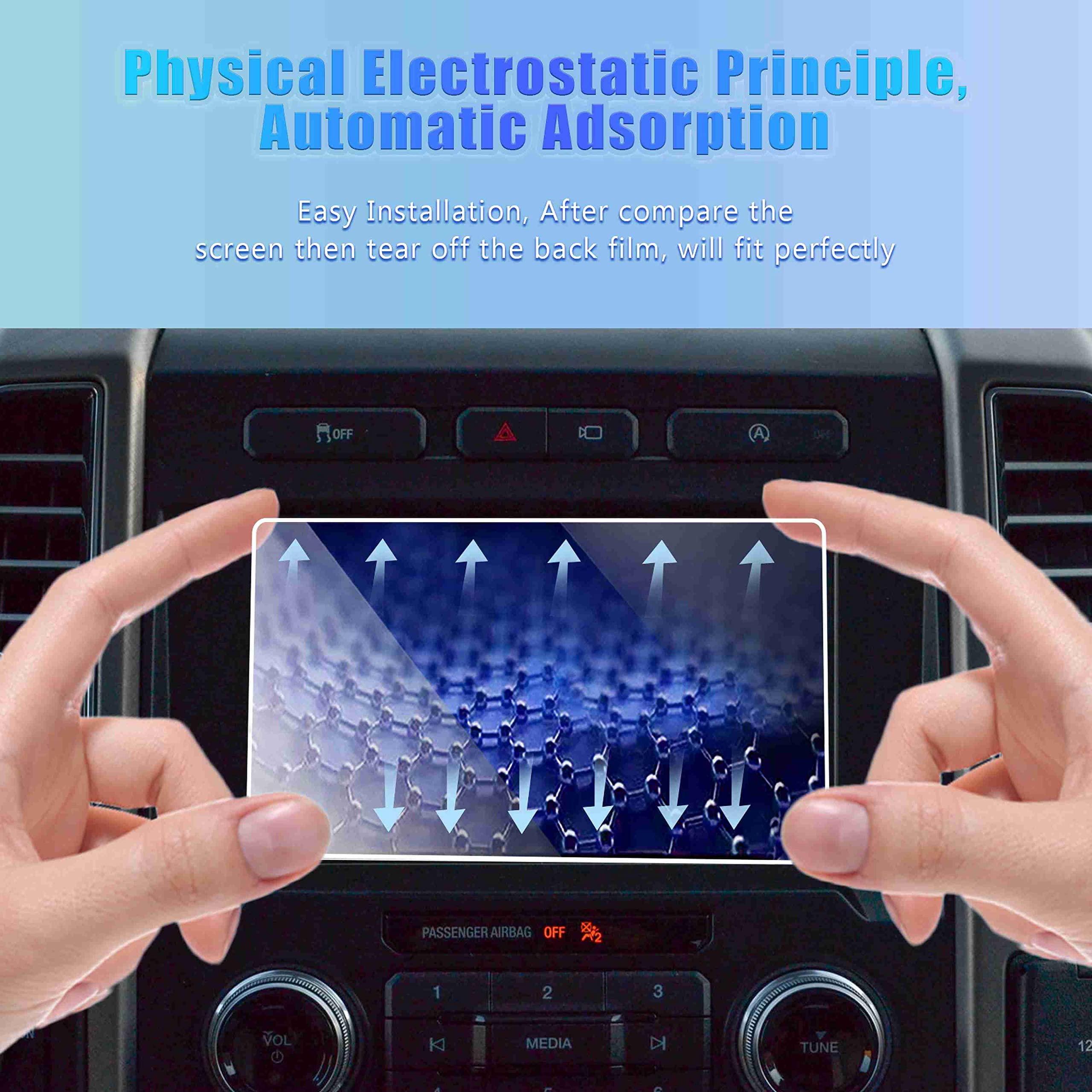 Gfjnfg For 2015 2024 Ford F150 F250 F350 F450 F550 Screen Protector 8 Inch, For Ford F 150 F 250 F 350F 450 F 550 8'' Radio Disp