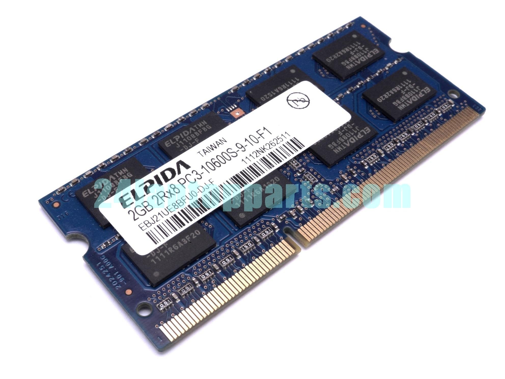 Elpida 2Gb Ddr3 Pc3 10600 Sdram So Dimm Memory