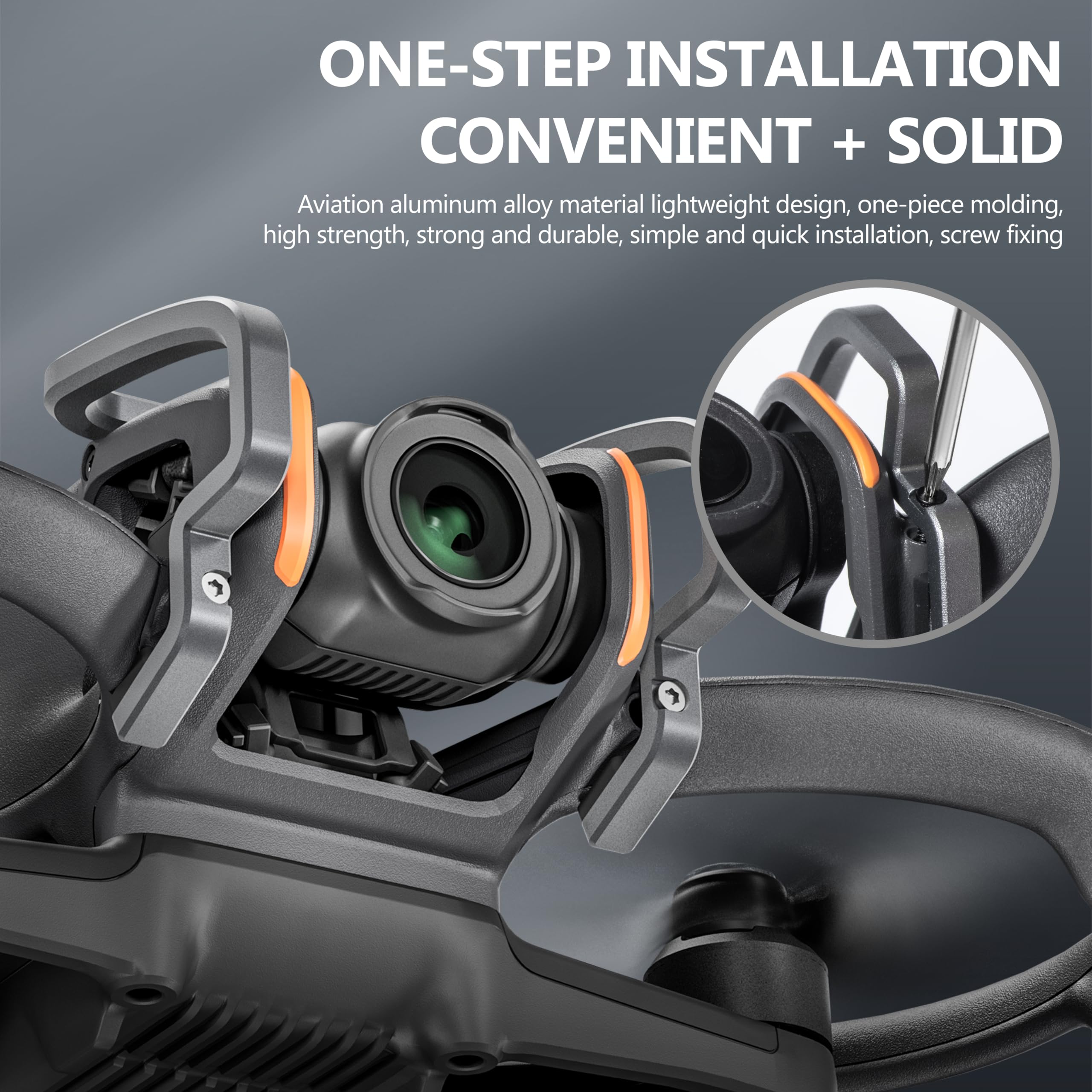 Startrc Avata 2 Gimbal Bumper Guard For Dji Avata 2 Fpv Drone Accessories Lens Safety Bumper Ptz Protect Bar Aluminum Alloy Camera Anti Collision Protection Guard Bar