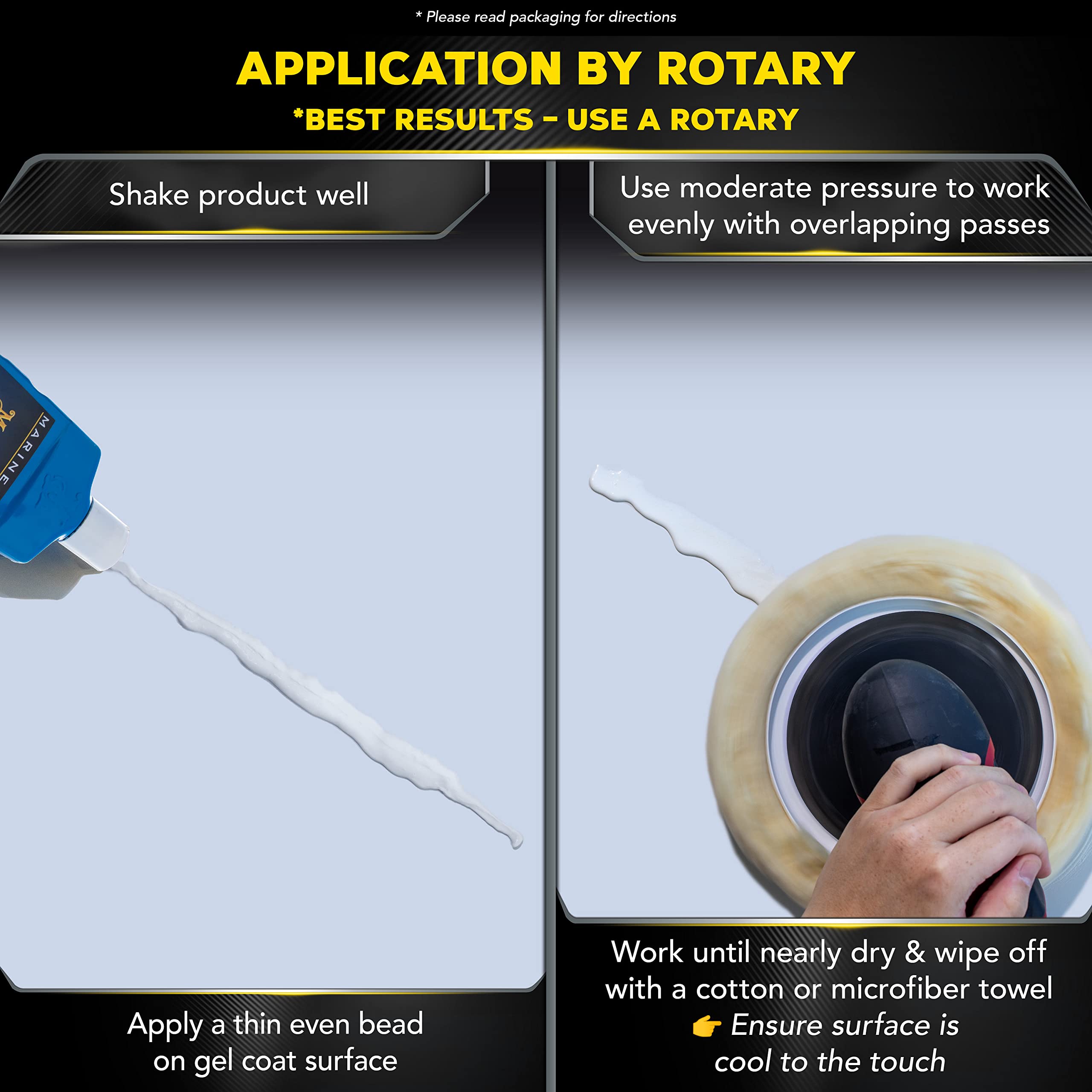 Meguiar'S M4916 Marine/Rv Heavy Duty Oxidation Remover - 16 Oz Bottle (Packaging May Vary),WBAUVB0000AY4YX