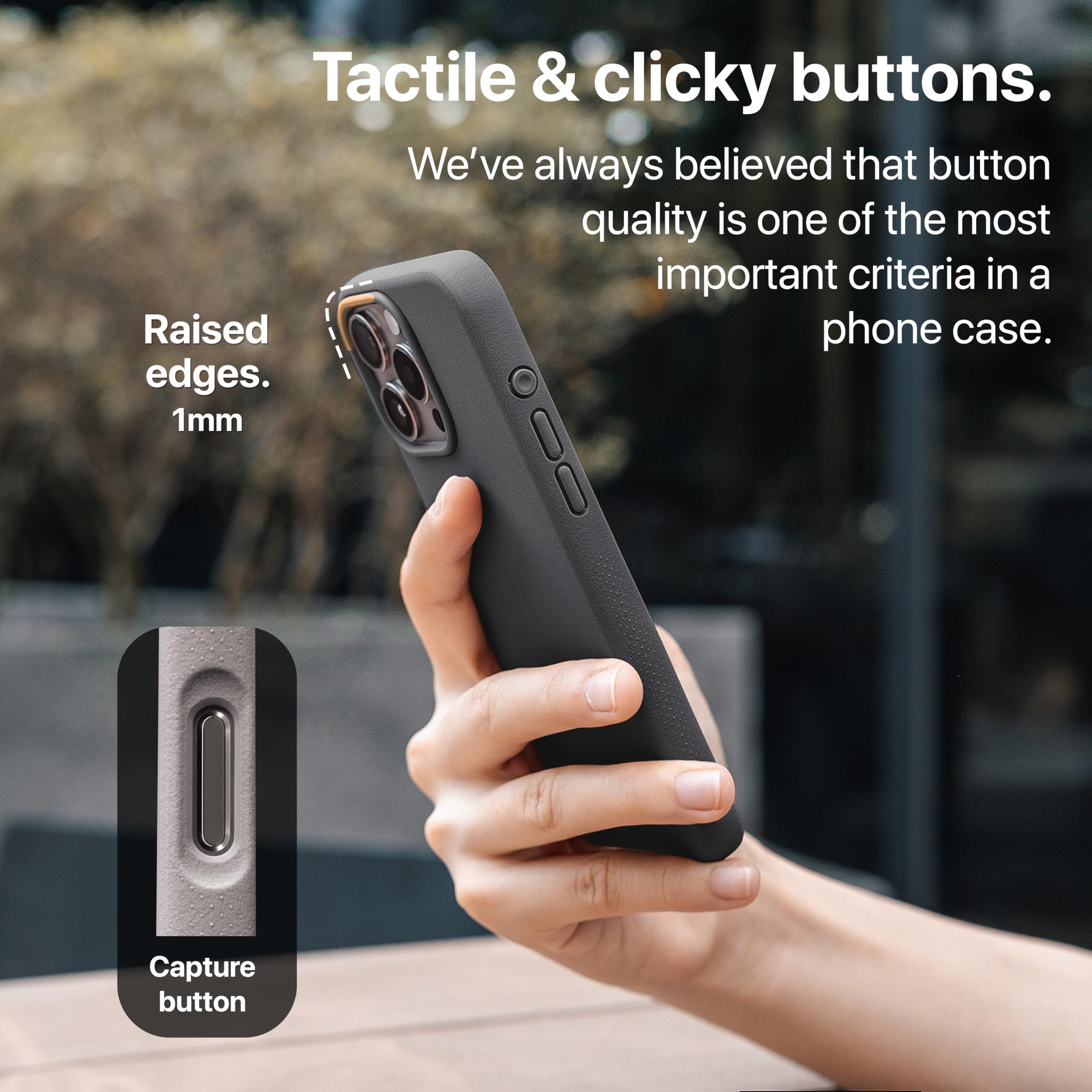 Tineeowl For Iphone 16 Pro Magnetic Case, Compatible With Magsafe, Tpu, Minimalist, Slim/Thin, Grippy, Microfiber Lining, Rounde
