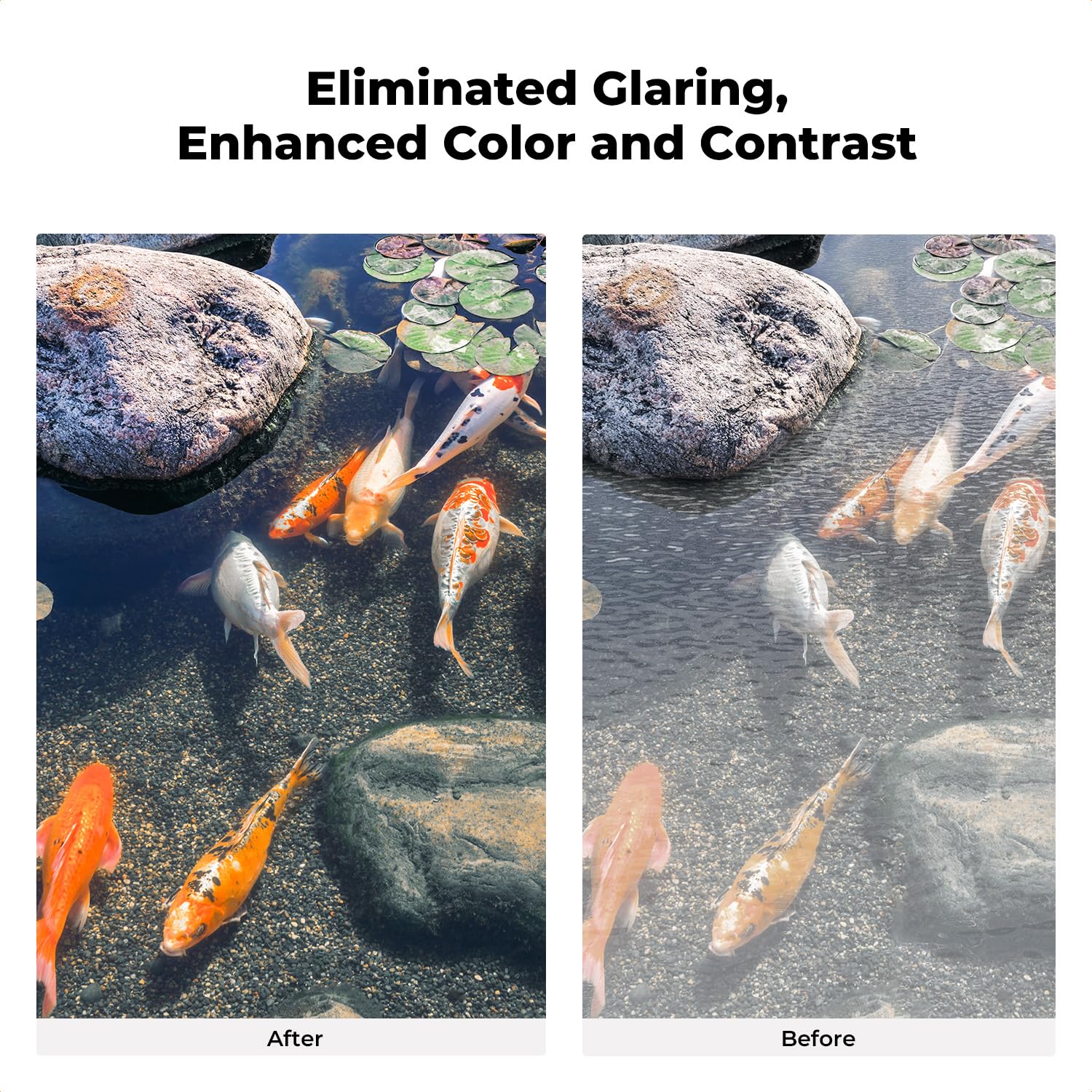 K&F Concept 49mm Circular Polarizer Filter 24 Multi-Layer Coatings D-Series Waterproof Aluminum