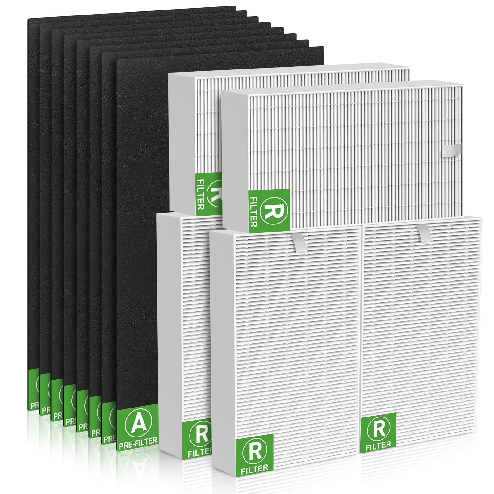 Xbgg 6 Pack Hpa300 Hepa Replacement Filter R For Honeywell Hpa300 Air Purifier Filters Compatible With Hpa300 Series, Hpa3300, H