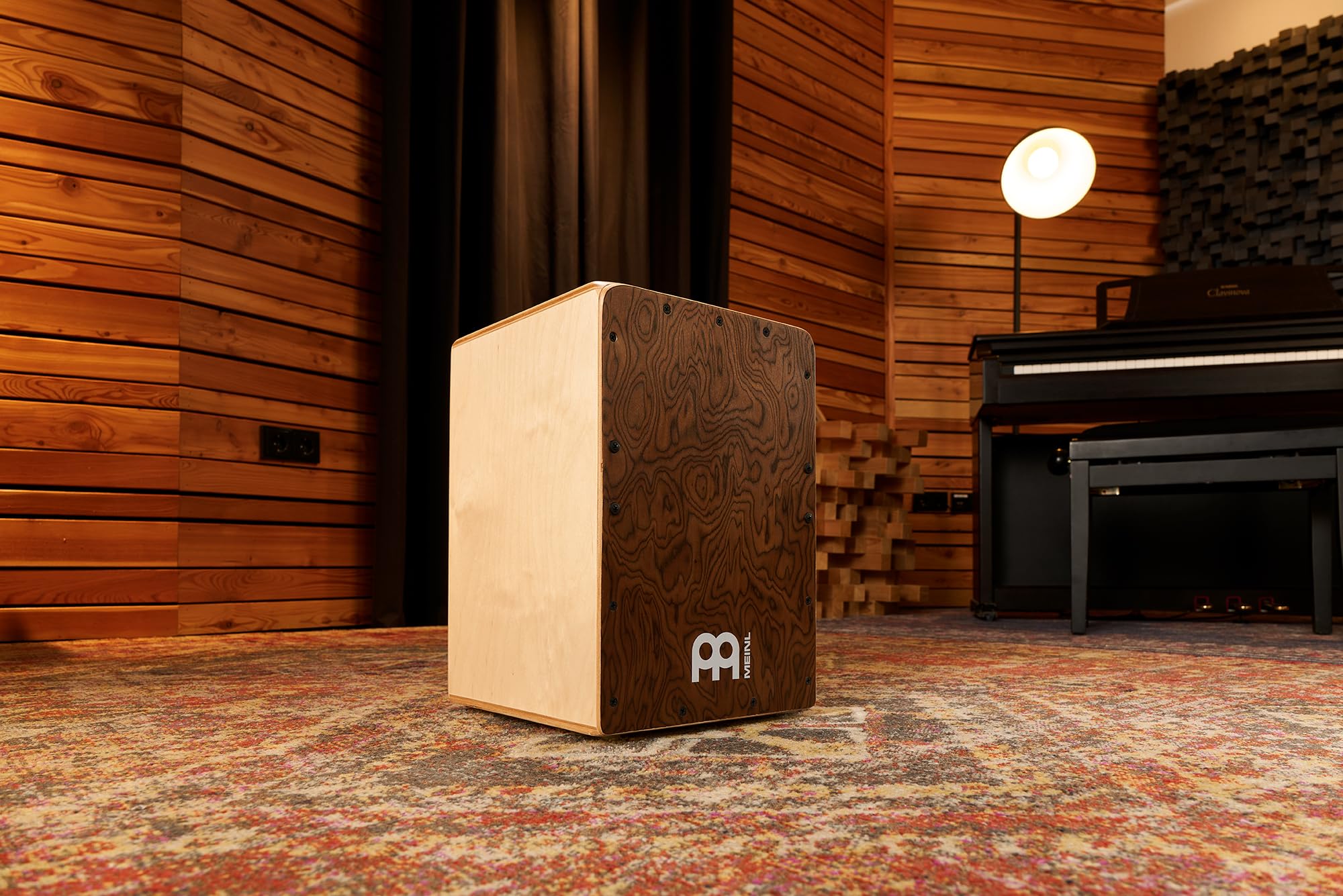 Meinl Percussion Jam Cajon Box Drum With Snare And Bass Tone For Acoustic Music   Made In Europe   Baltic Birch Wood, Play With Your Hands, 2 Year Warranty (Jc50Bw)
