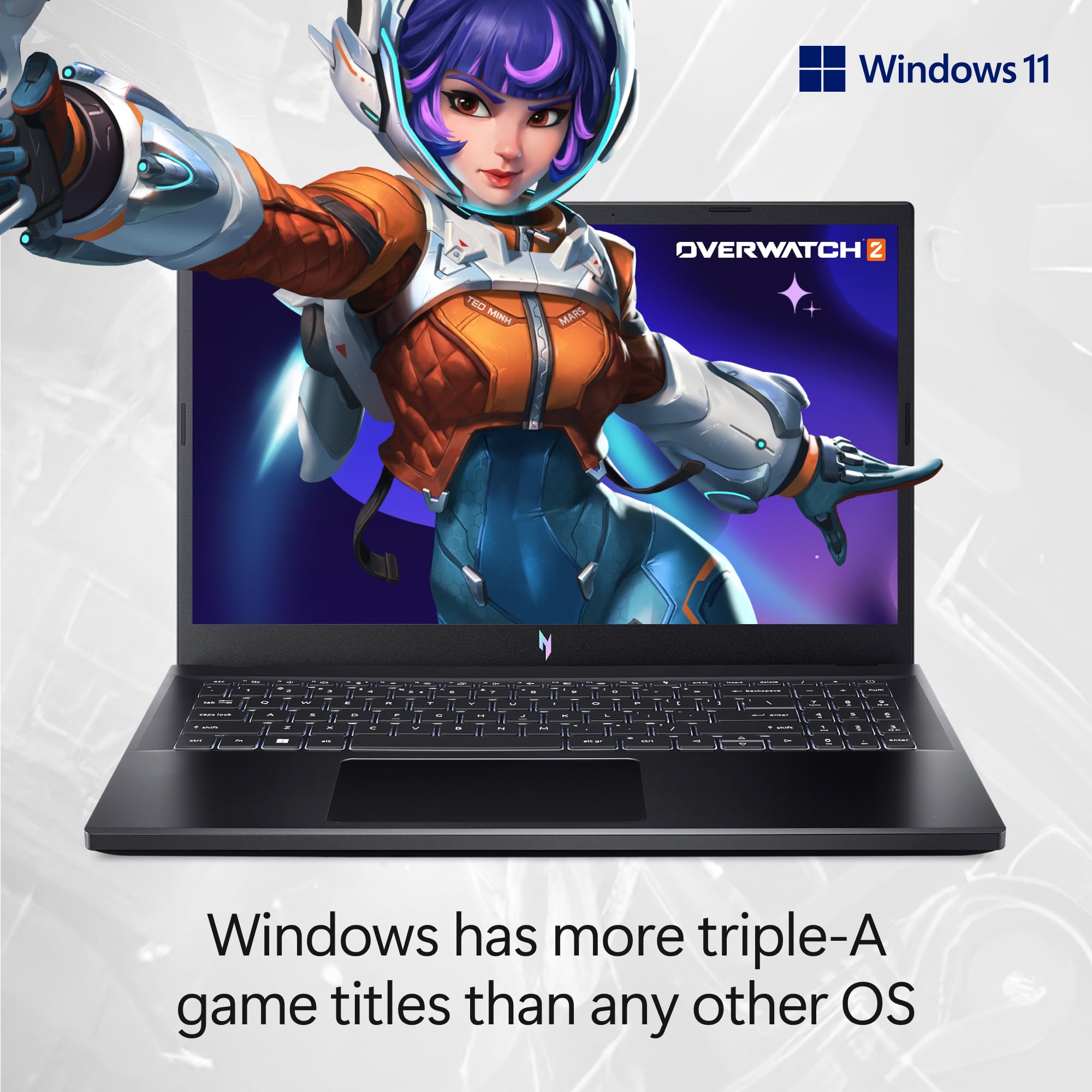 Acer Nitro V Gaming Laptop | Intel Core I9 13900H Processor | Nvidia Geforce Rtx 4060 Laptop Gpu | 15.6'' Fhd Ips 144Hz Display