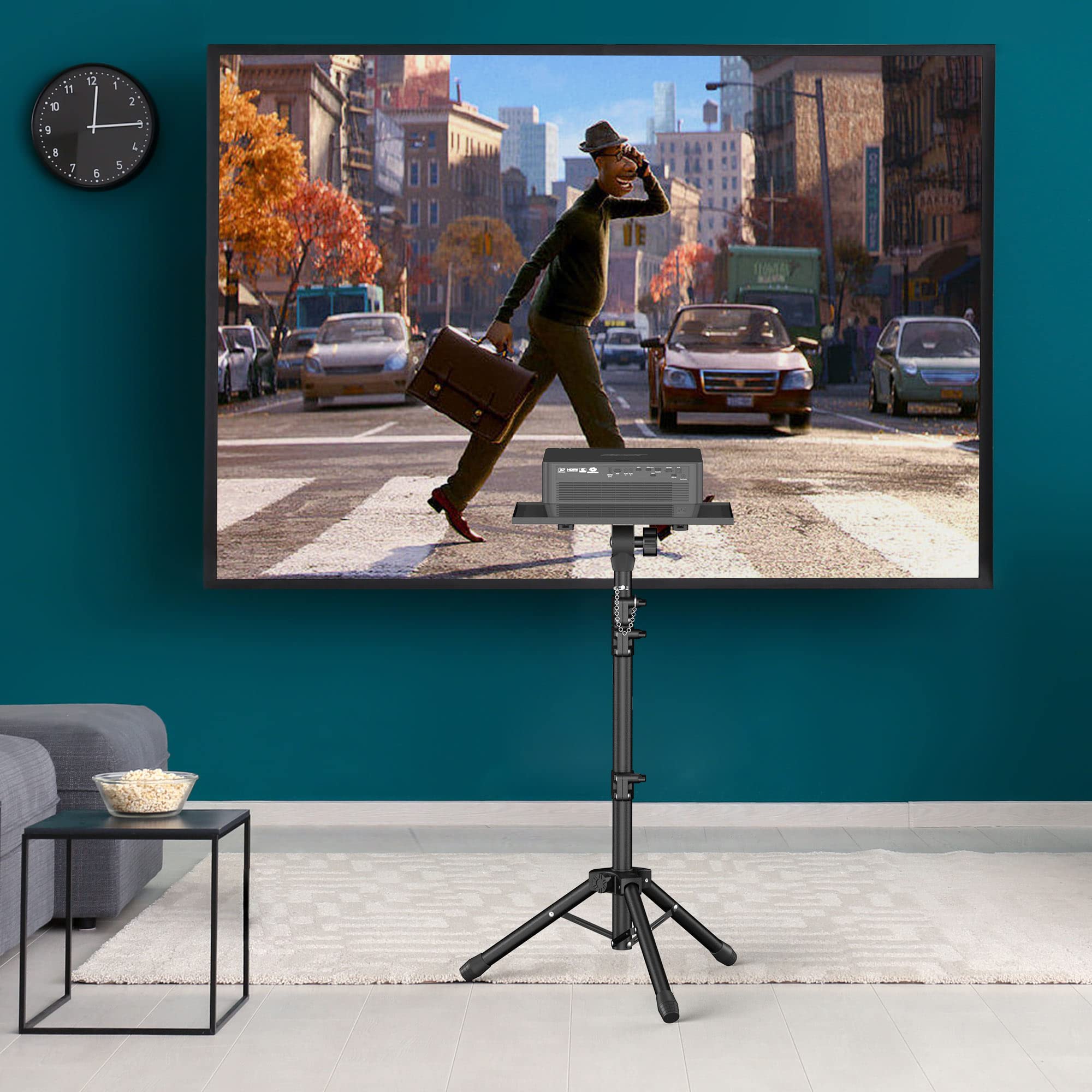 Facilife 63'' Tall Projector Stand Tripod,Laptop Tripod Projector Stand Adjustable Height 22 To 63 Inches, Projector Tripod Stan