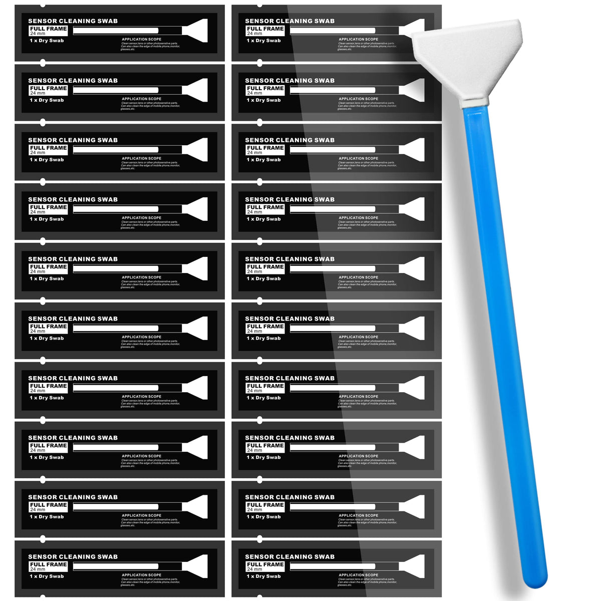 Aawipes Sensor Cleaning Swabs For Full Frame Sensor Of Ddr24 Dslr Or Slr (20 Pack Of 24Mm Sensor Cleaning Swabs) (Hcs-24)