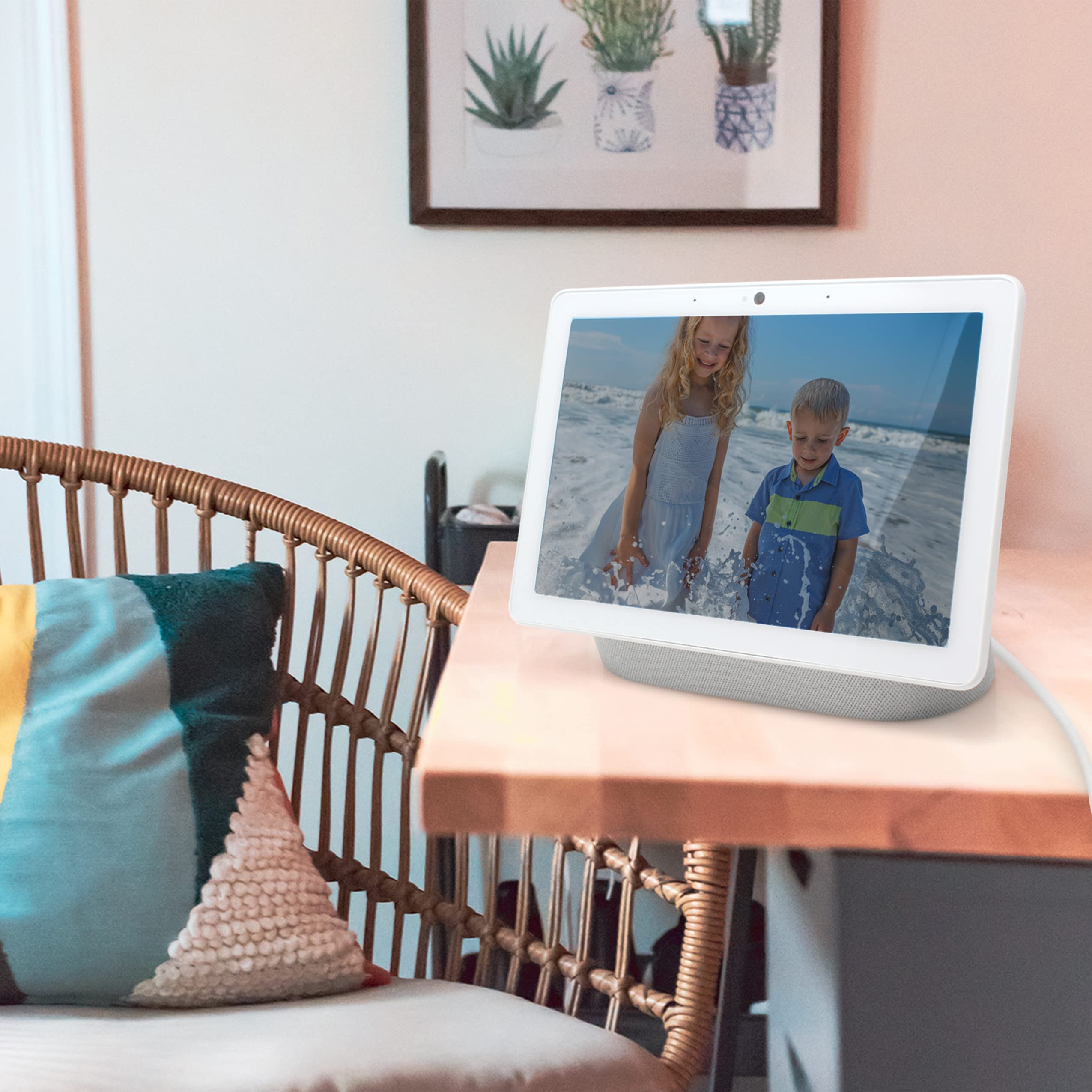 Vebner Power Adapter Compatible With Google Nest Hub Max And Google Nest Audio   (4 Foot)