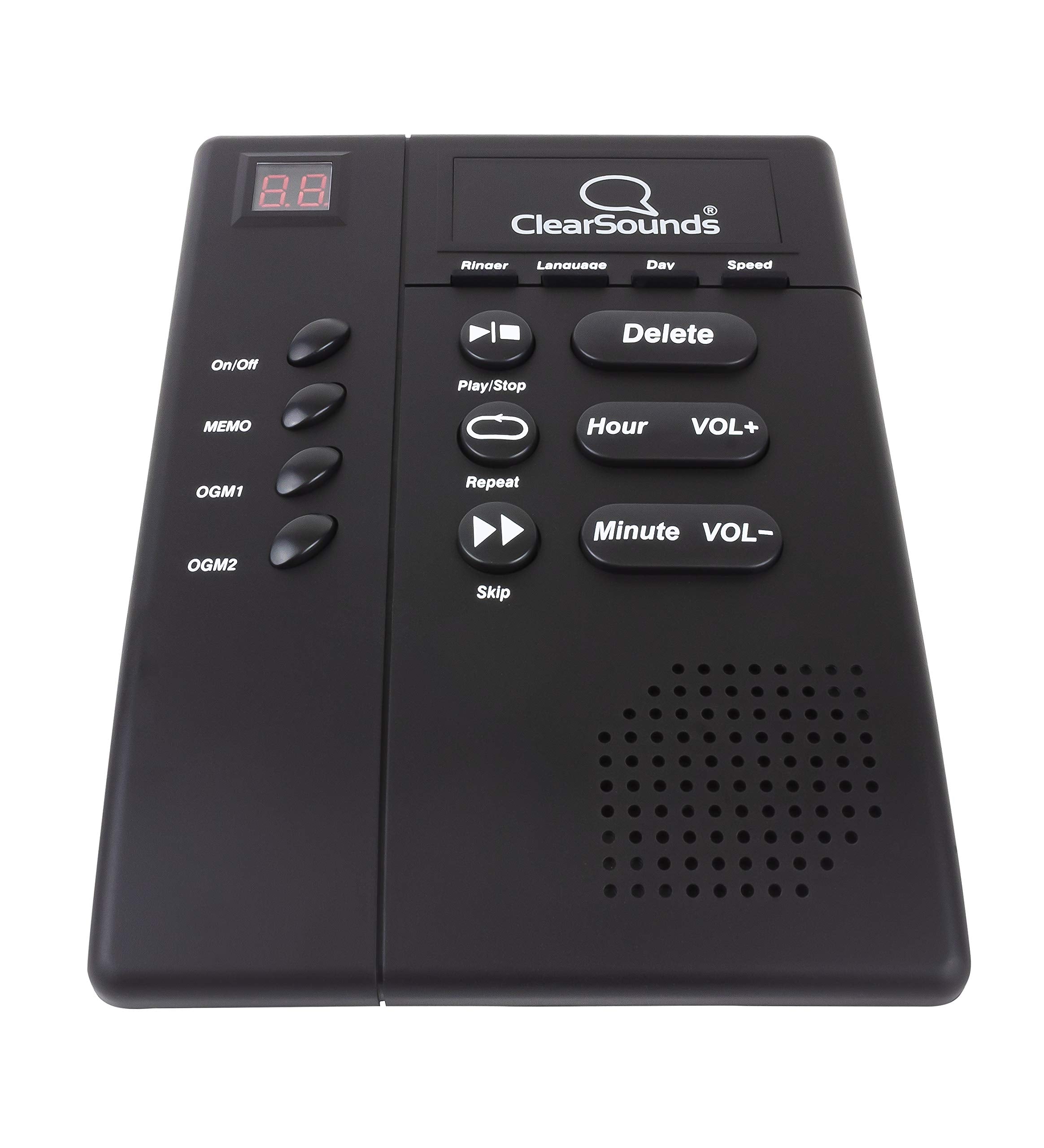 Clearsounds Ans3000 Amplified Answering Machine For Analog Telephones Landline With Up To 30Db Amplification