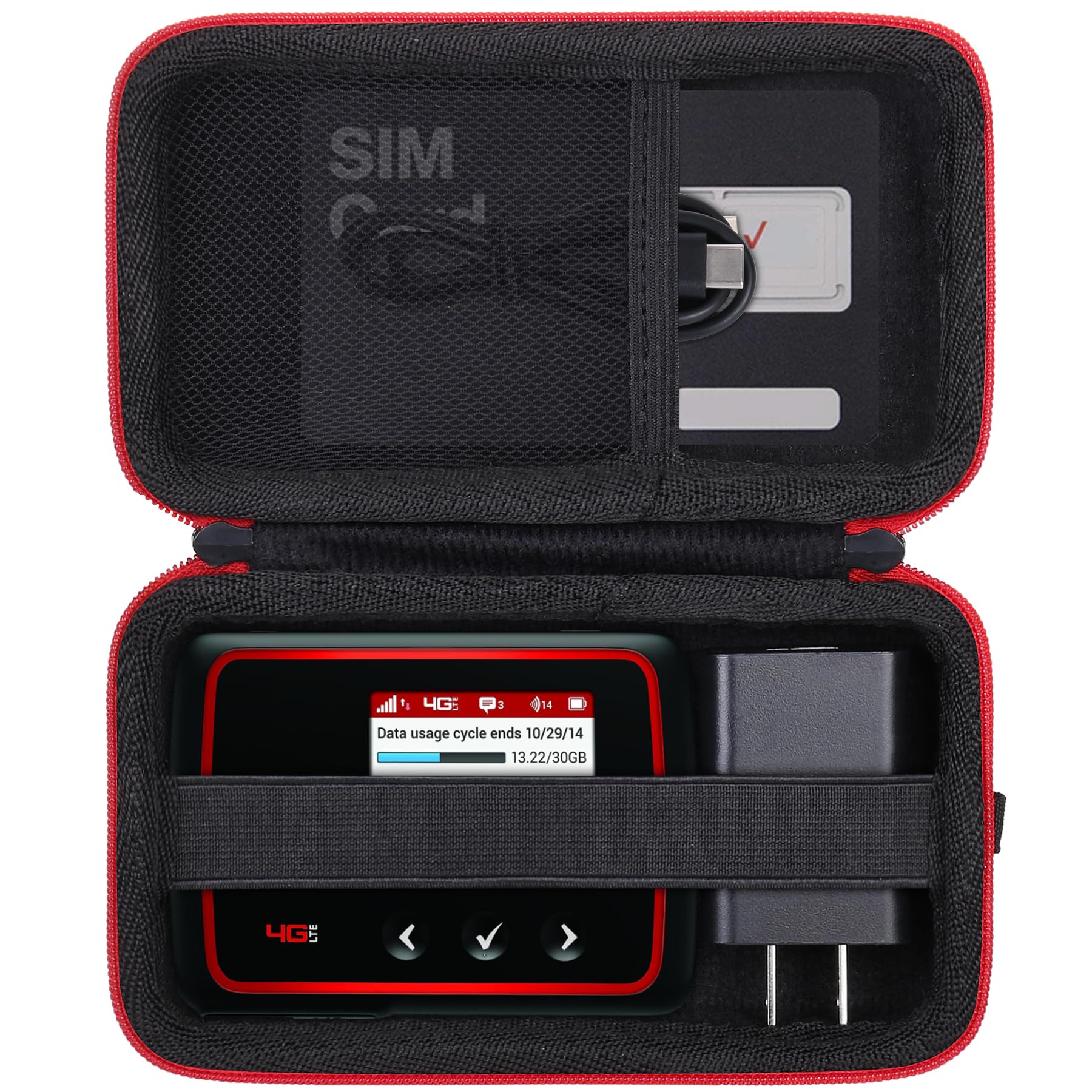 Aenllosi Hard Storage Case Replacement Compatible With Jetpack Verizon Mifi 6620L/8800L,Holder For Jetpack 4G Lte Mobile Hotspot