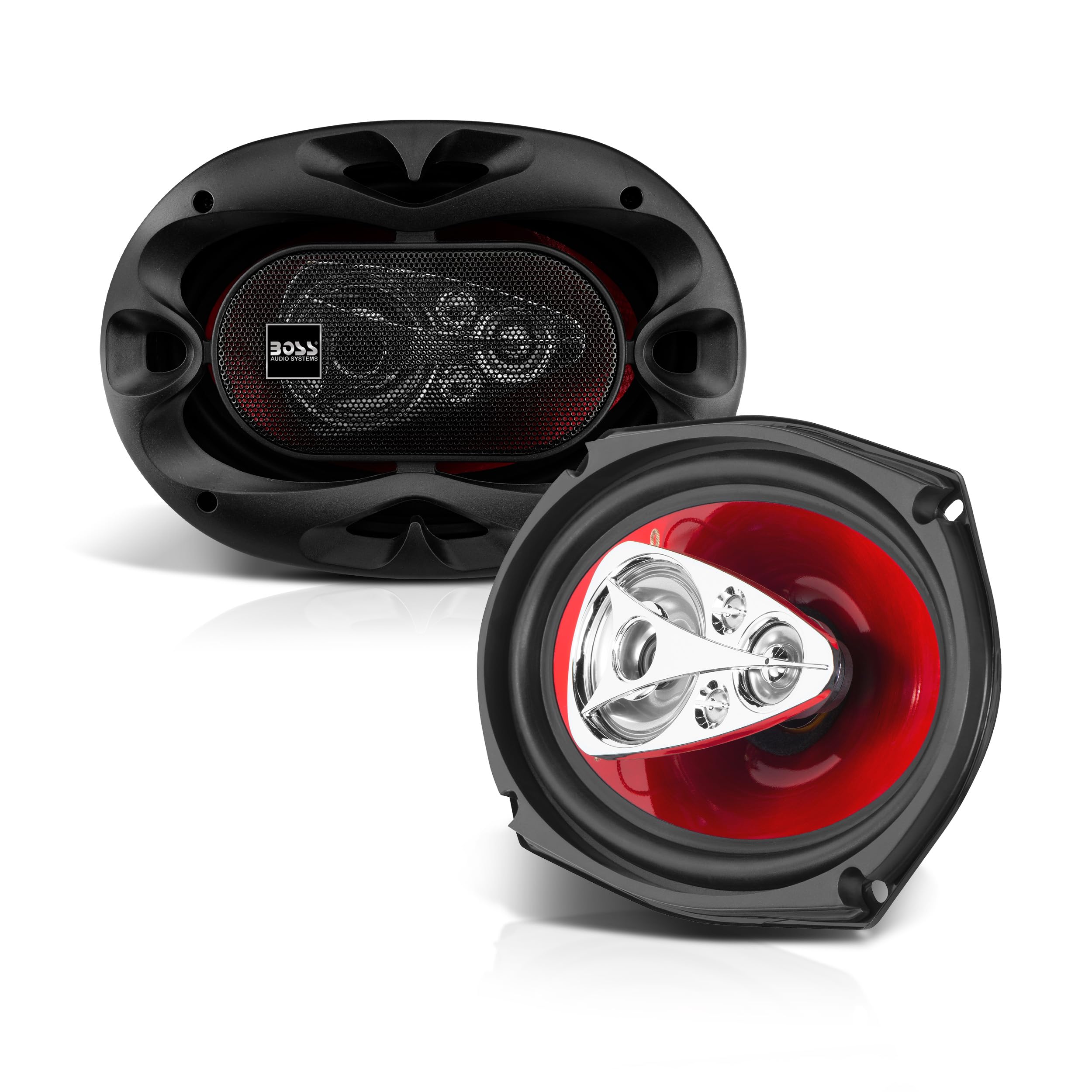 Boss 6X9 Speaker 5 Way Red Poly Injection Cone