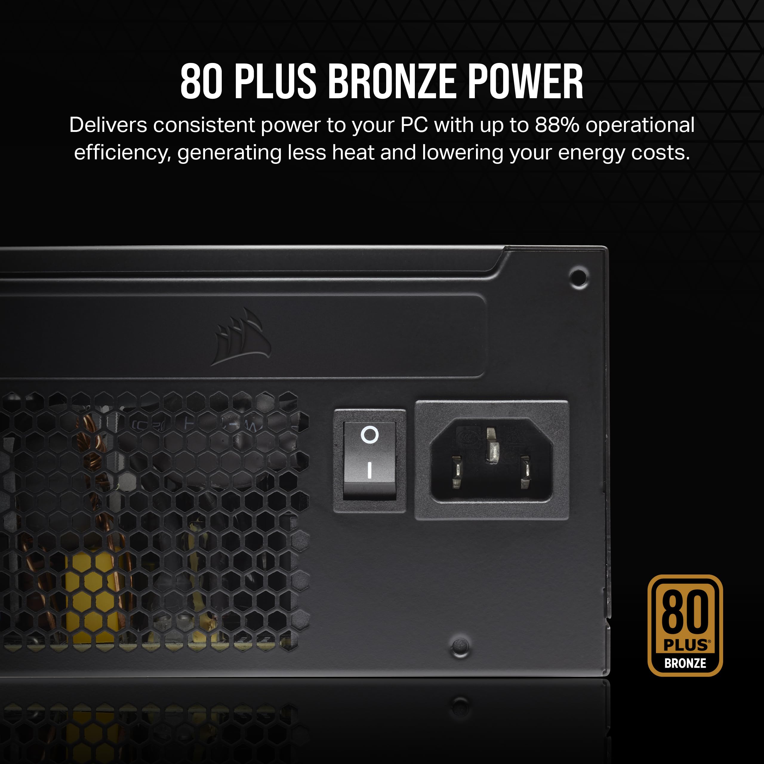 Corsair Cx750 80 Plus Bronze Non Modular Low-Noise Atx 750 Watt Power Supply - Na - Black