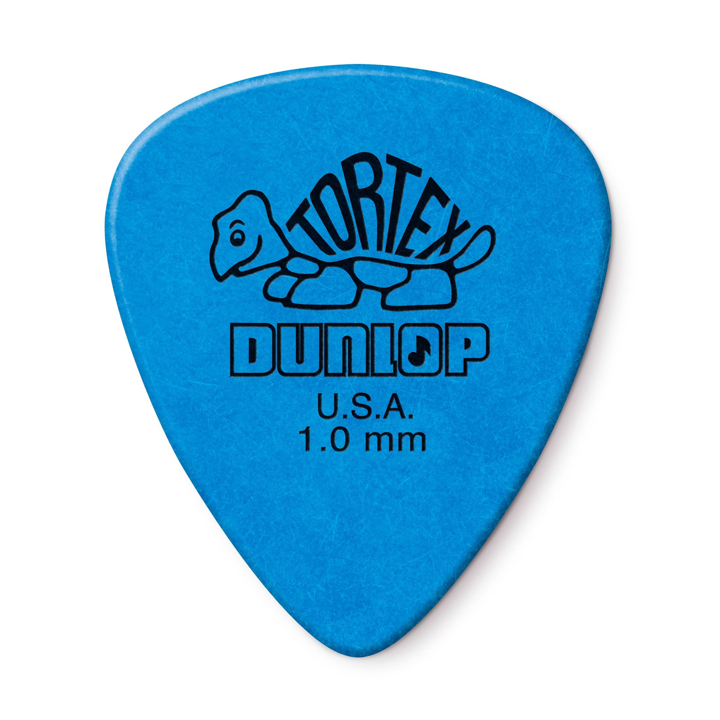 Dunlop 1.0Mm Blue Guitar Pick 12 Pack Tortex Standard (418P1.0)